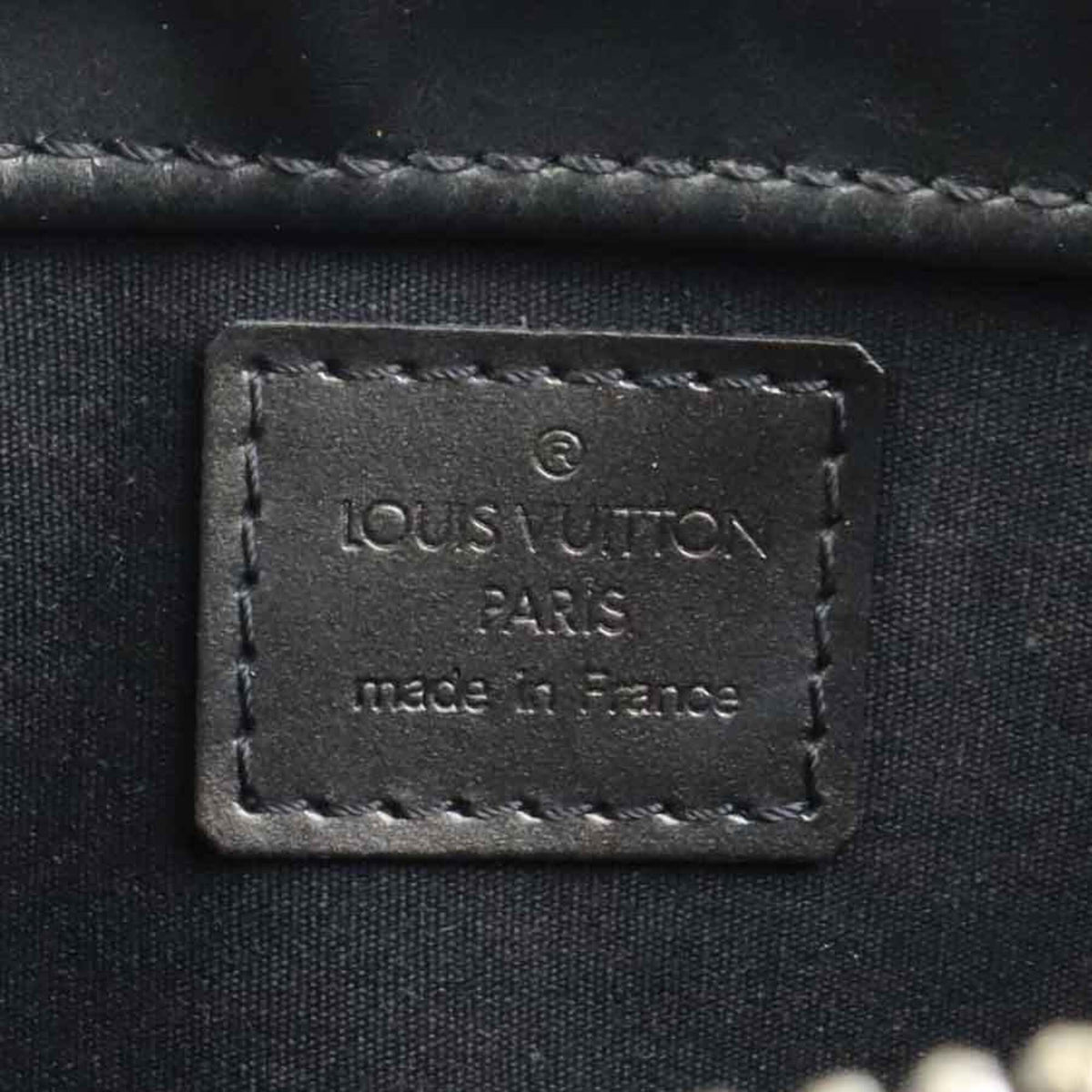 Louis Vuitton Black Gray Monogram Mat Shoulder Bag (Pre-Owned)