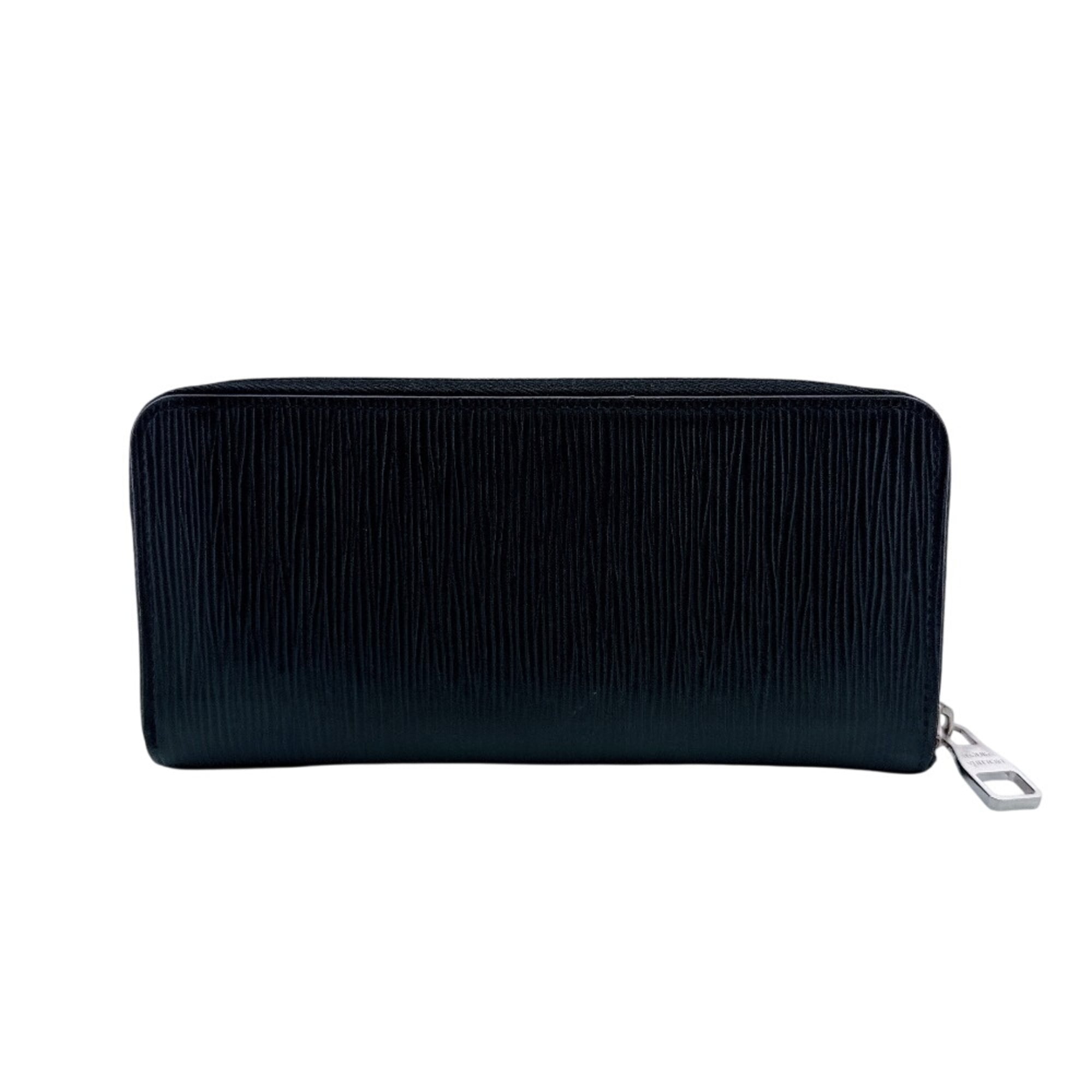 Louis Vuitton Epi Black Epi Leather Long Wallet (Bi-Fold) (Pre-Owned)