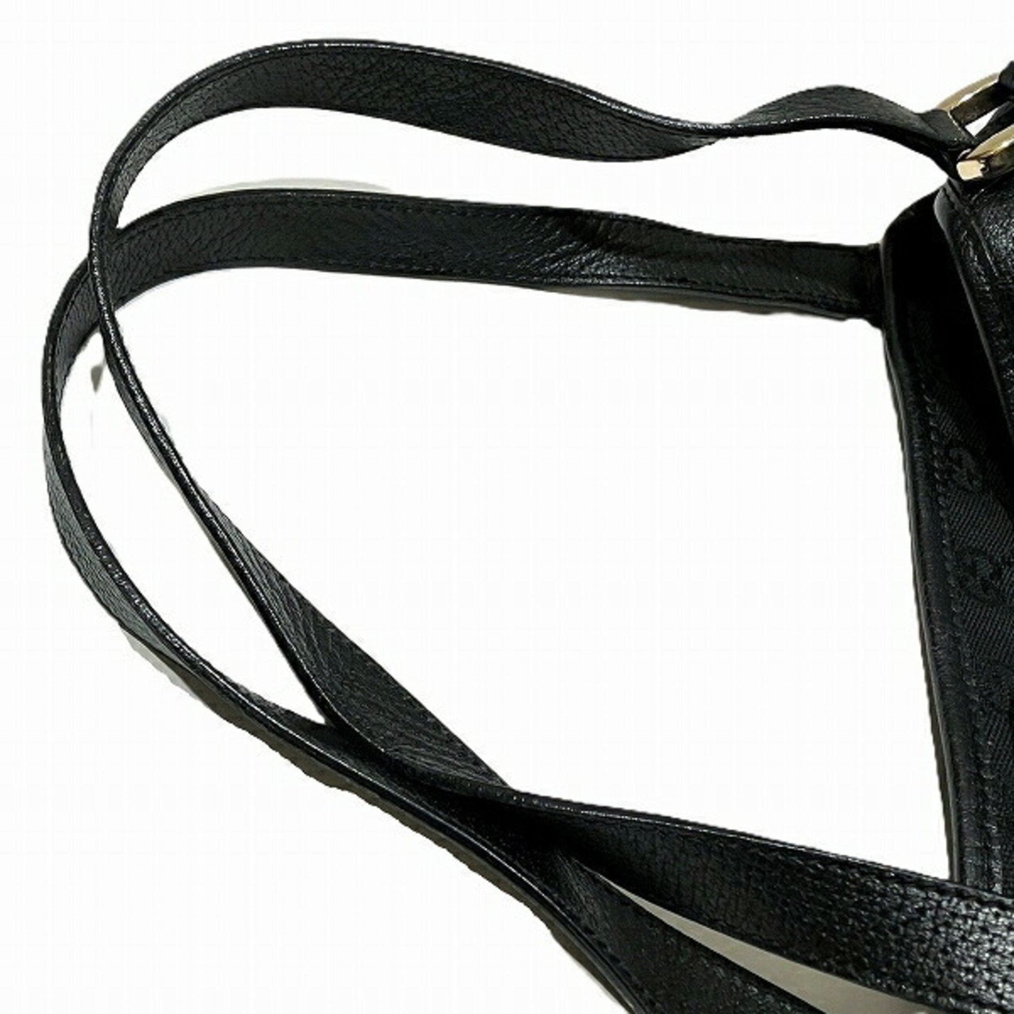 Gucci Black Leather Tote Bag (Pre-Owned)