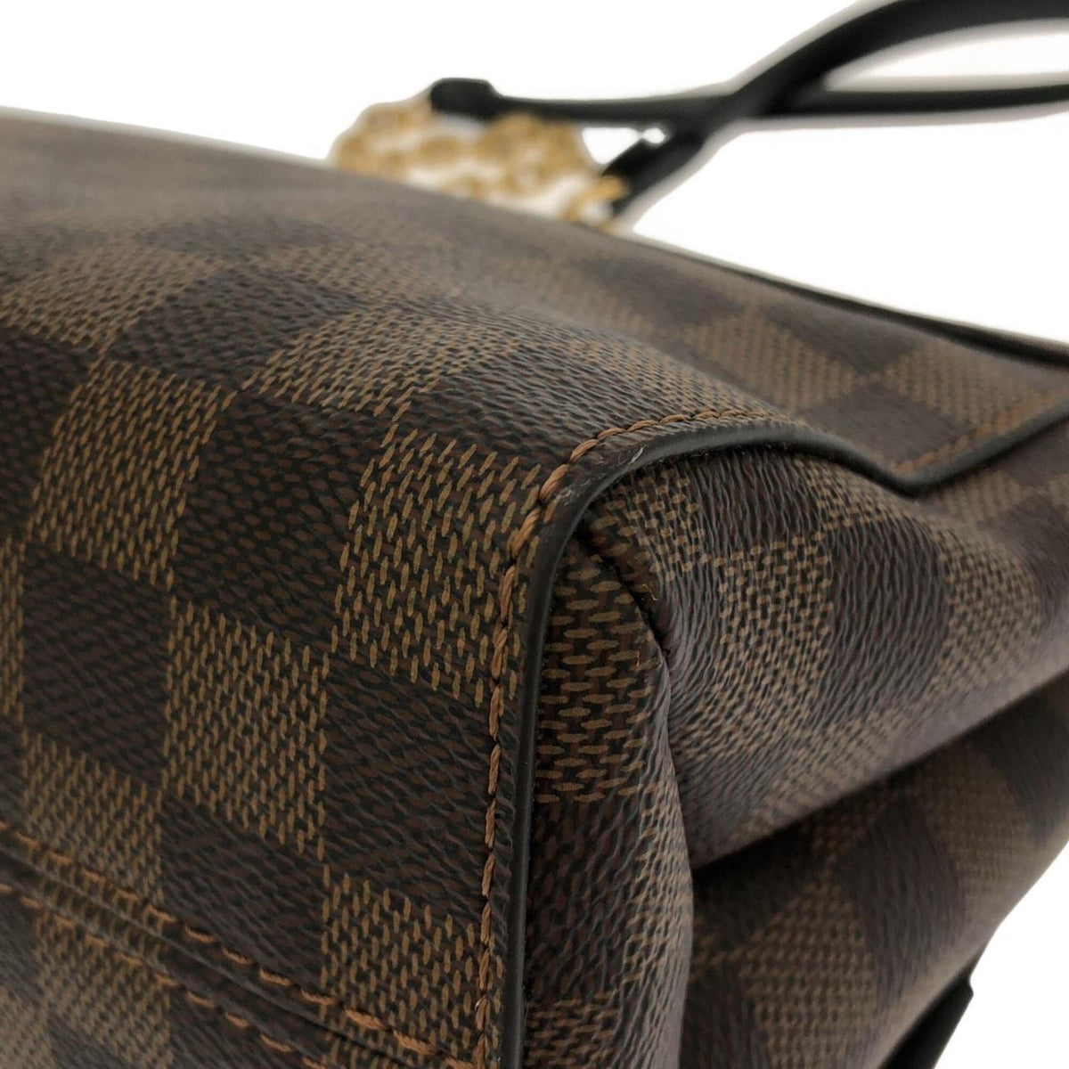 Louis Vuitton Brown Coated Canvas Shoulder Bag (Pre-Owned)