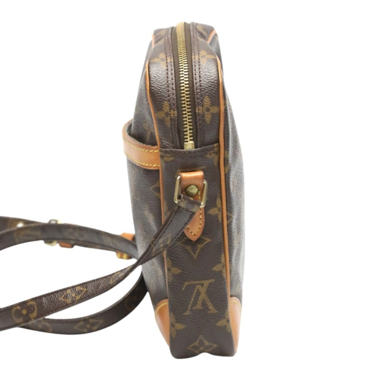 Louis Vuitton Brown Monogram Canvas Shoulder Bag (Pre-Owned)