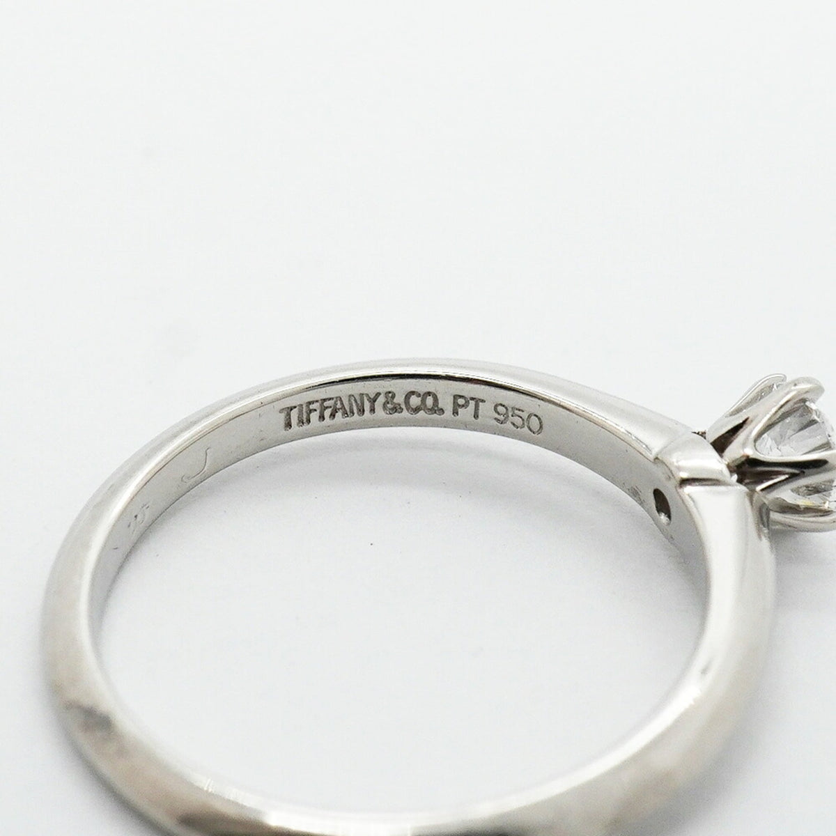 Tiffany Platinum 950 Band Ring (Pre-Owned)