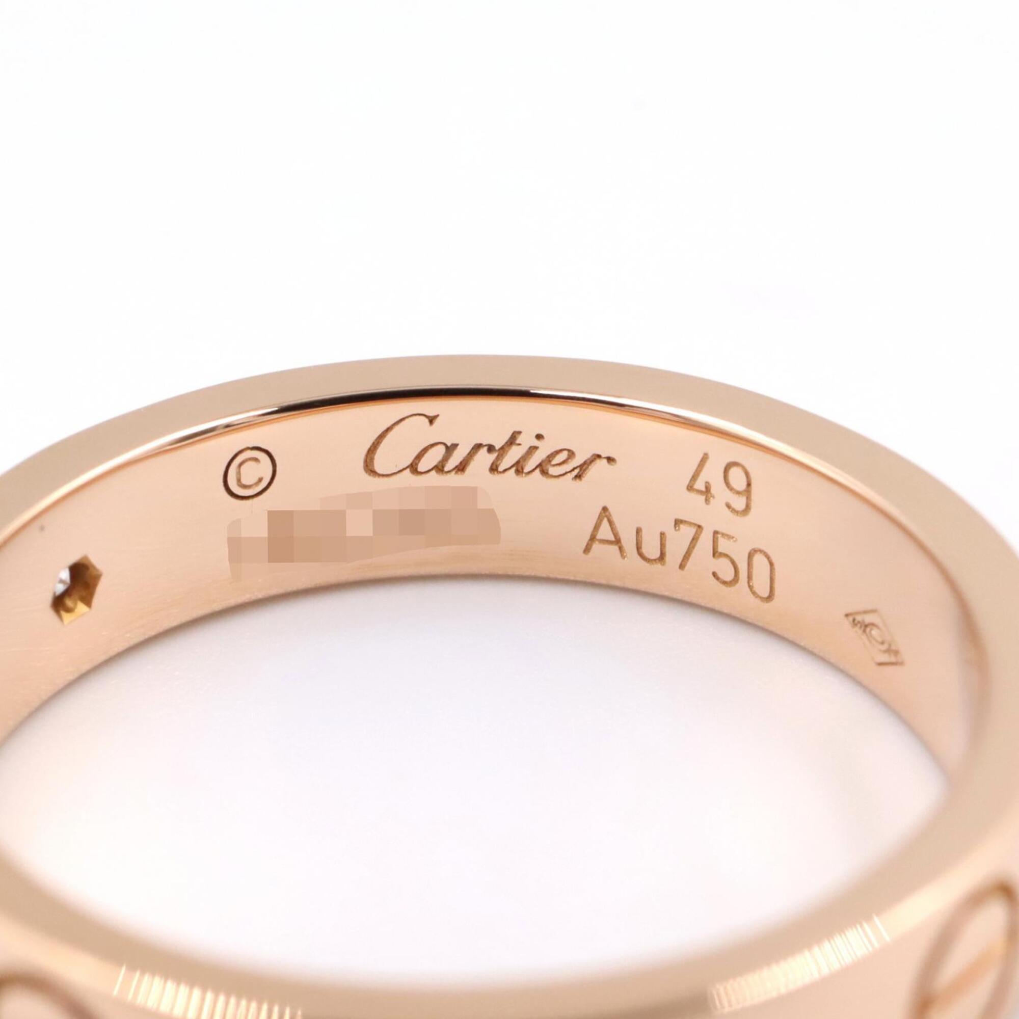 Cartier Gold Clear Pink Gold (18K) Band Ring (Pre-Owned)