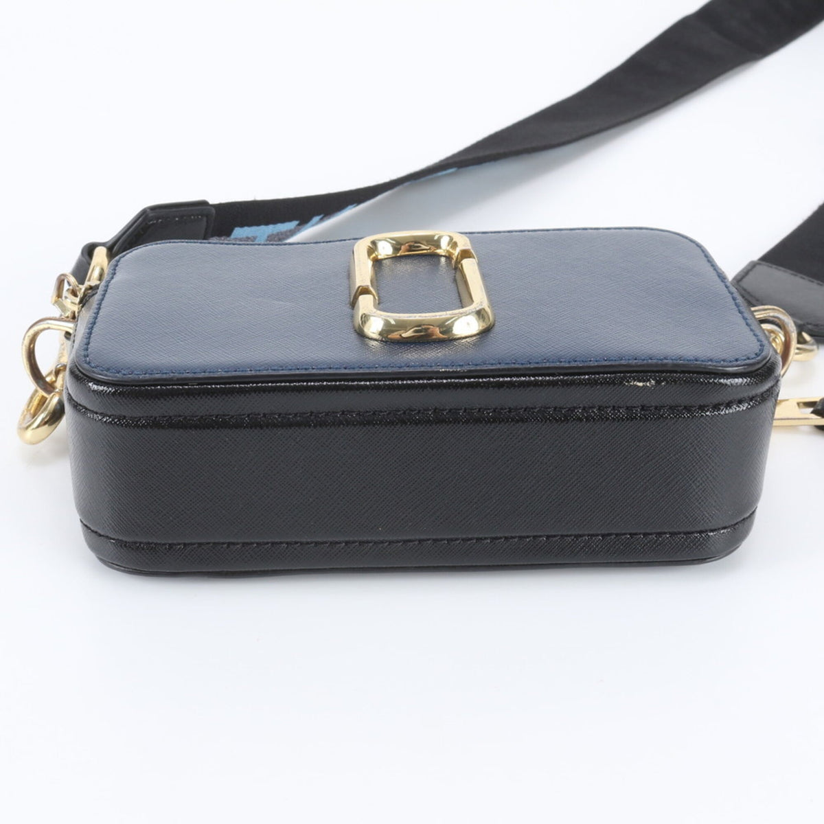Marc Jacobs Blue Leather Crossbody Bag Shoulder Bag (Pre-Owned)
