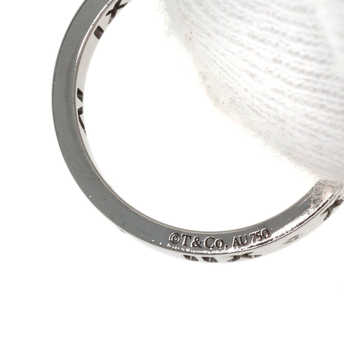 Tiffany White Gold White Gold (18K) Band Ring (Pre-Owned)