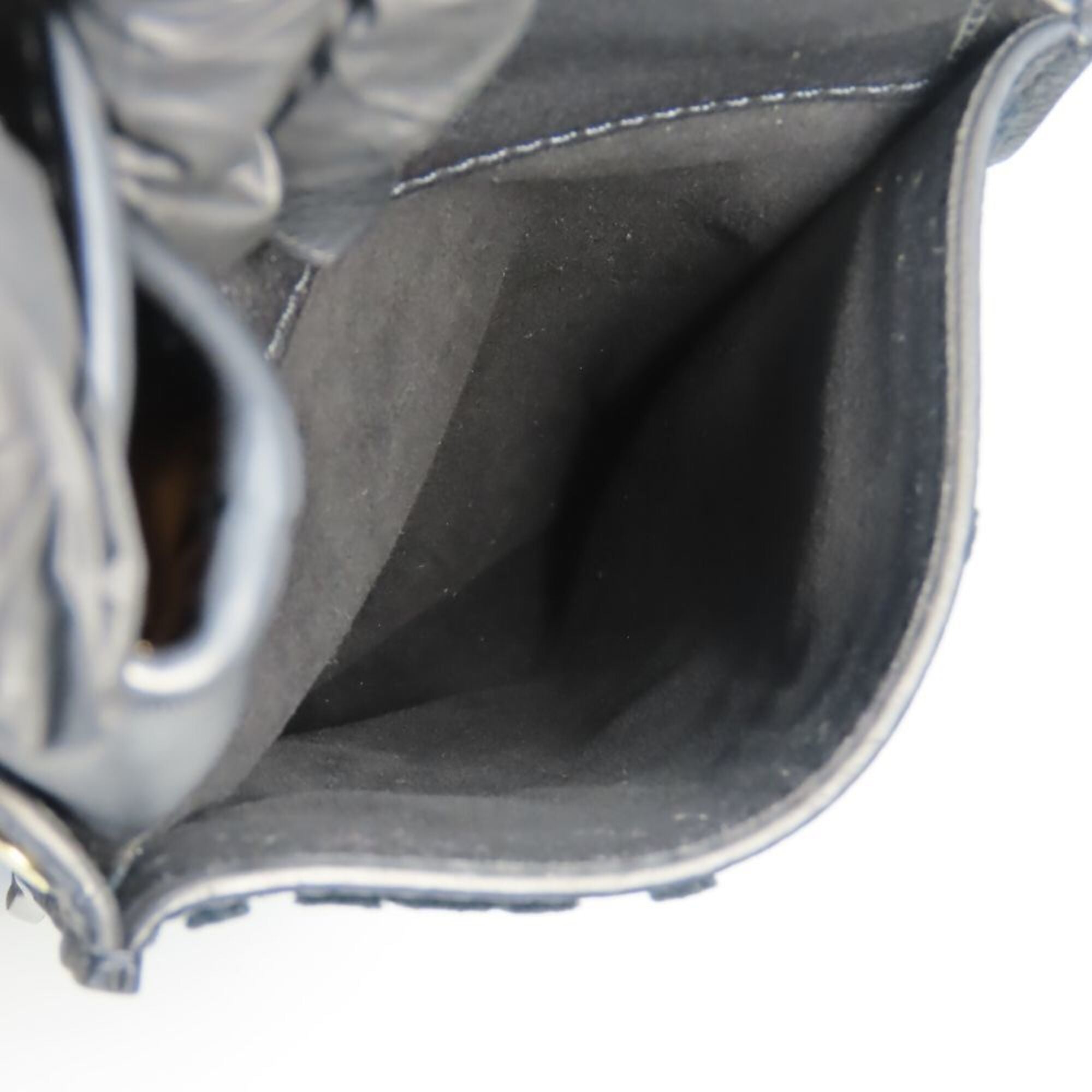 Louis Vuitton Black Noir Monogram Leather Tote Bag (Pre-Owned)
