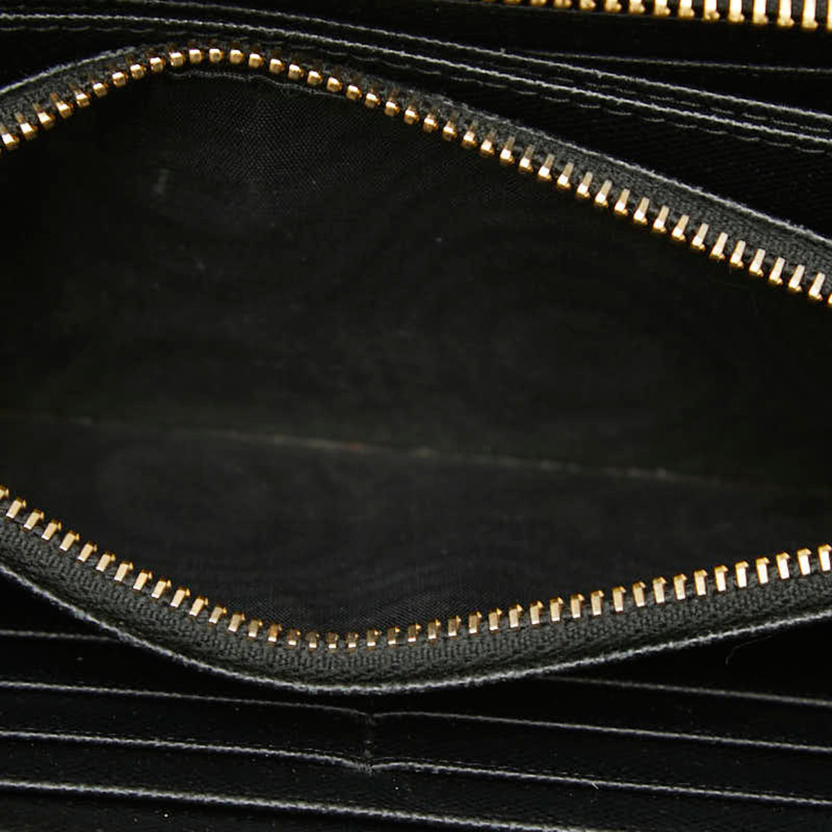 Prada Black Leather Long Wallet (Bi-Fold) (Pre-Owned)