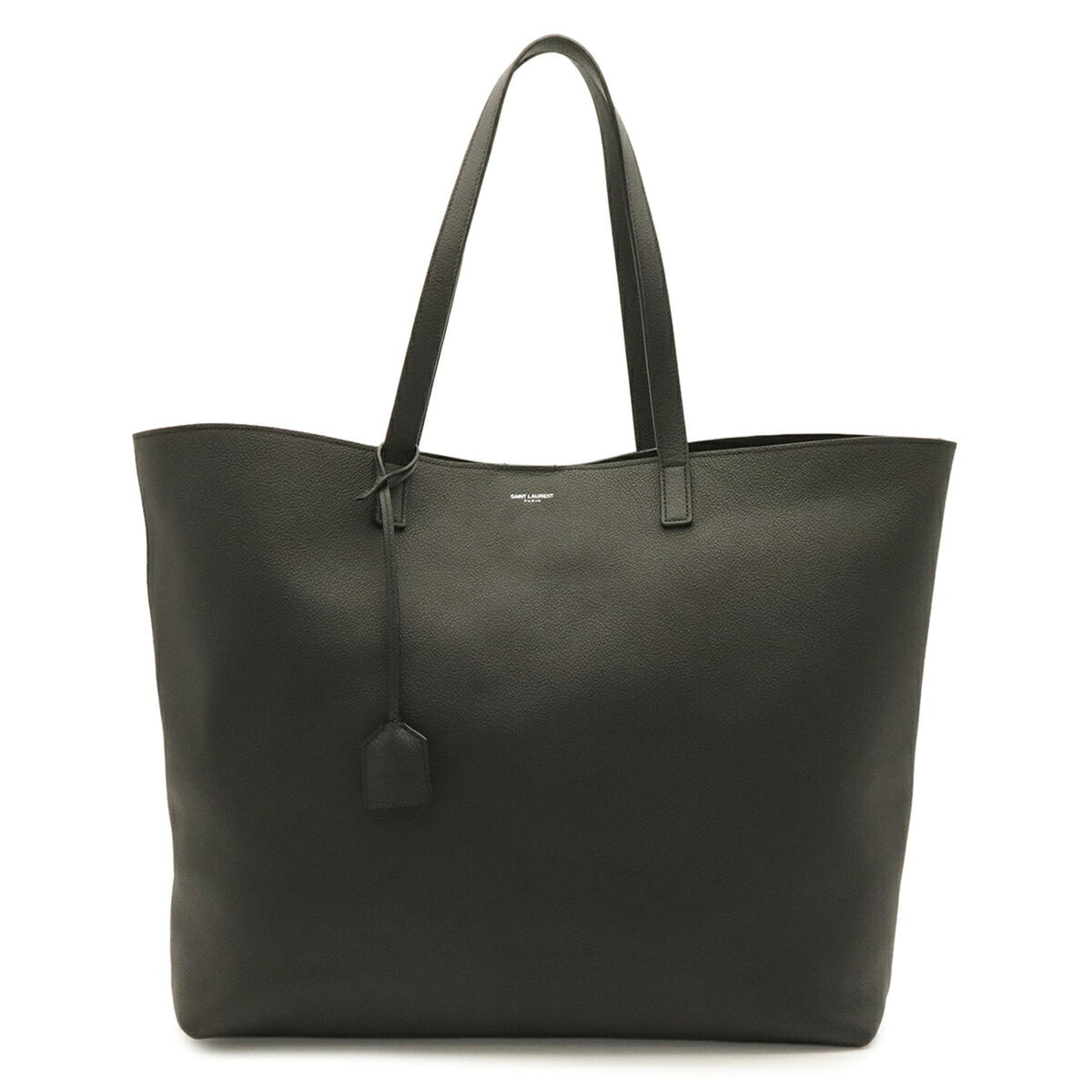Yves Saint Laurent Black Leather Tote Bag (Pre-Owned)