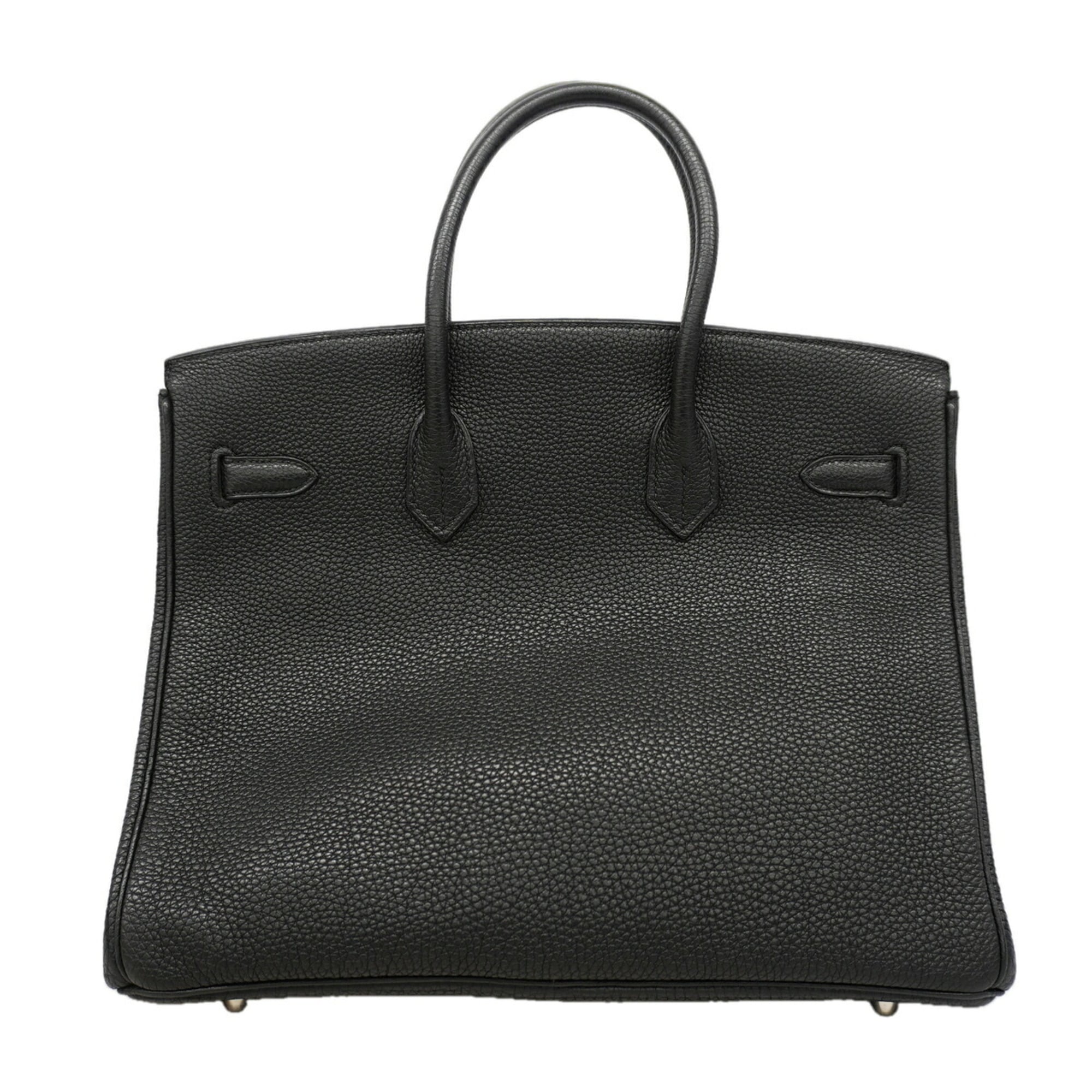 Hermes Black Togo Leather Handbag (Pre-Owned)