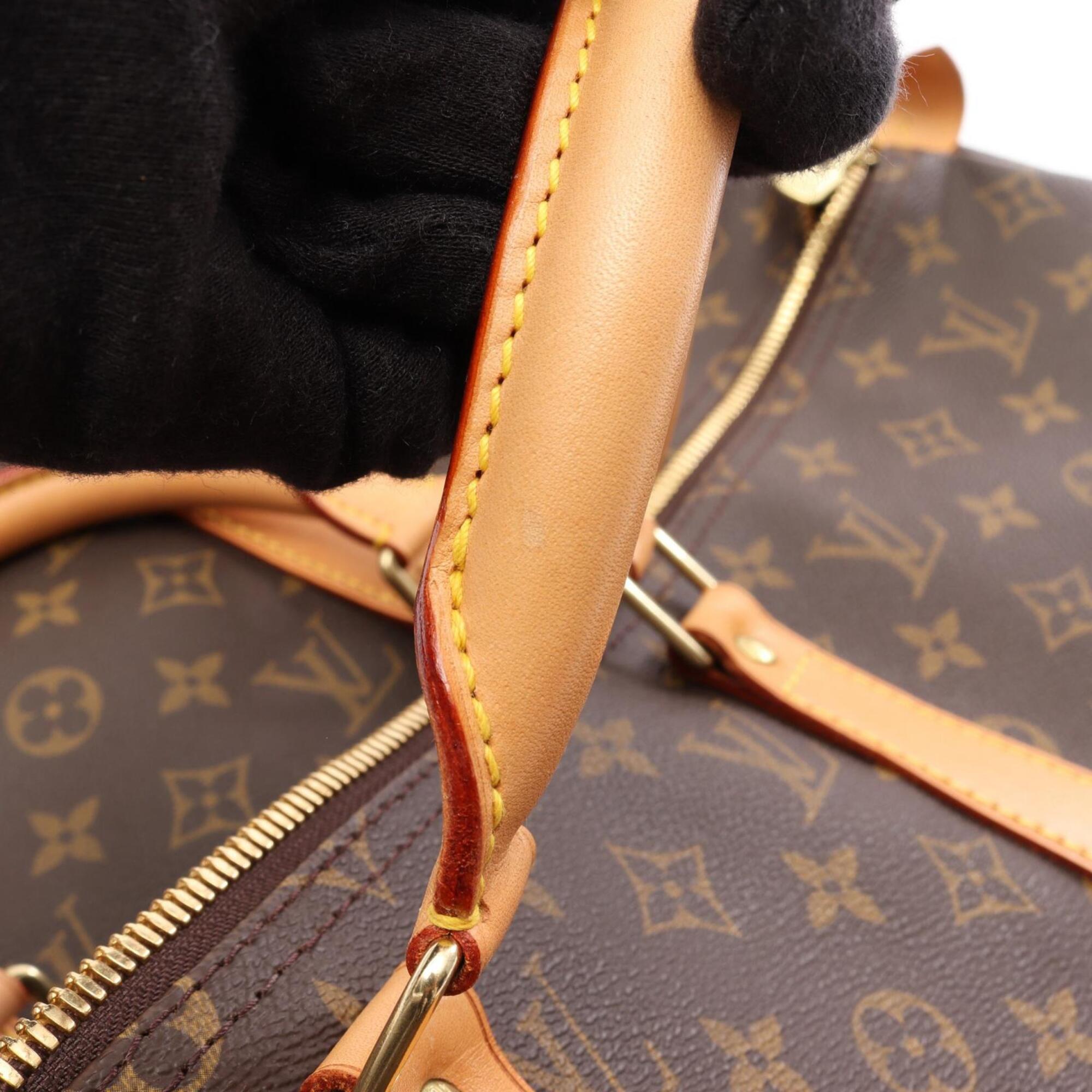 Louis Vuitton Brown Monogram Monogram Boston Bag Handbag (Pre-Owned)