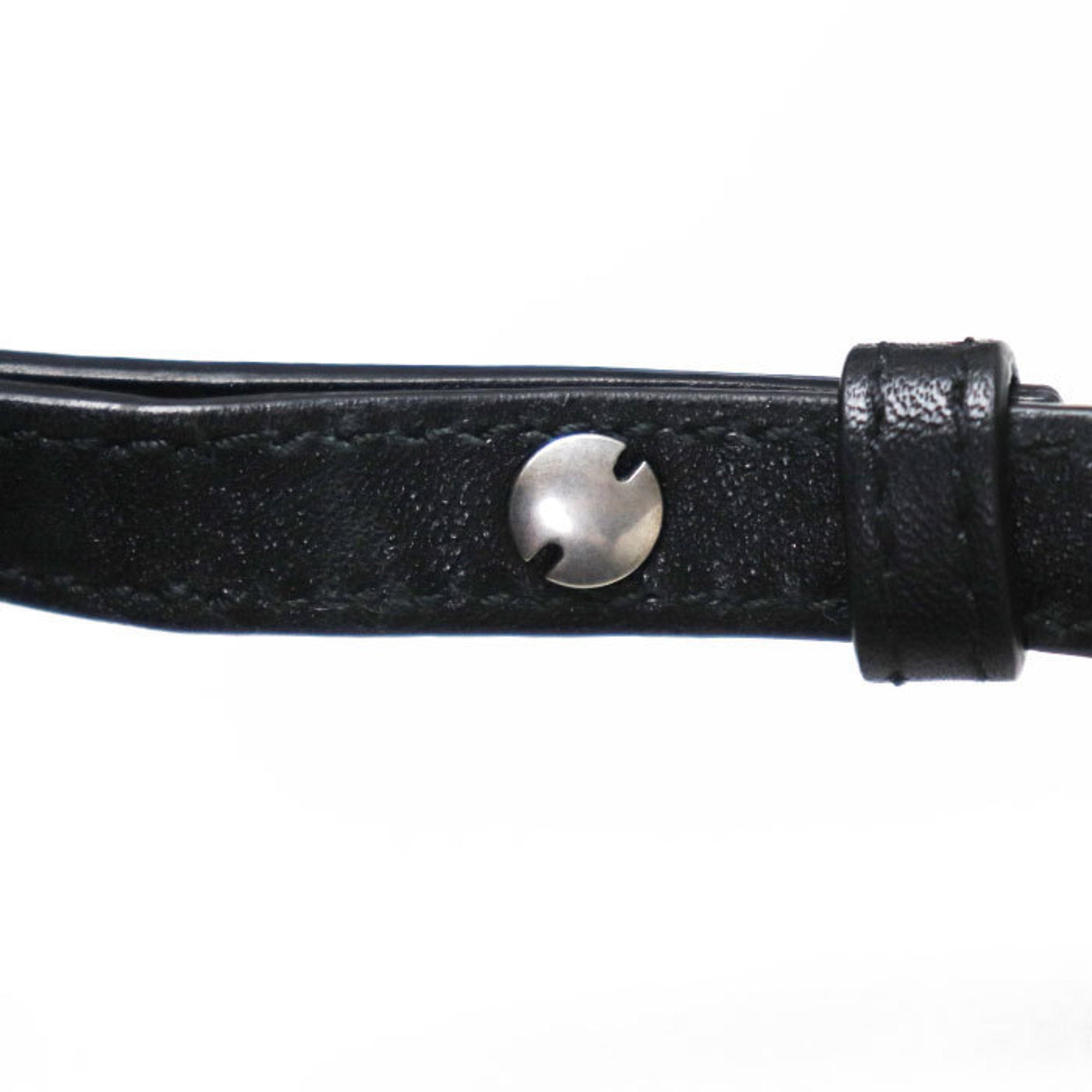 Balenciaga Black Leather Shoulder Bag (Pre-Owned)