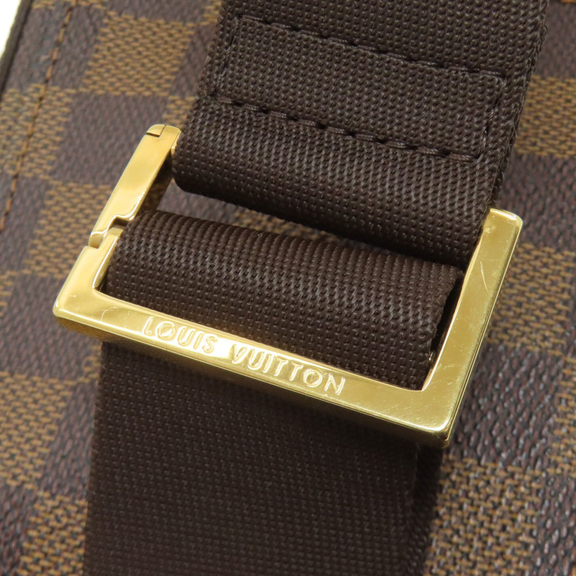 Louis Vuitton Damier Canvas Ebene Damier Canvas Sling Bag (Pre-Owned)