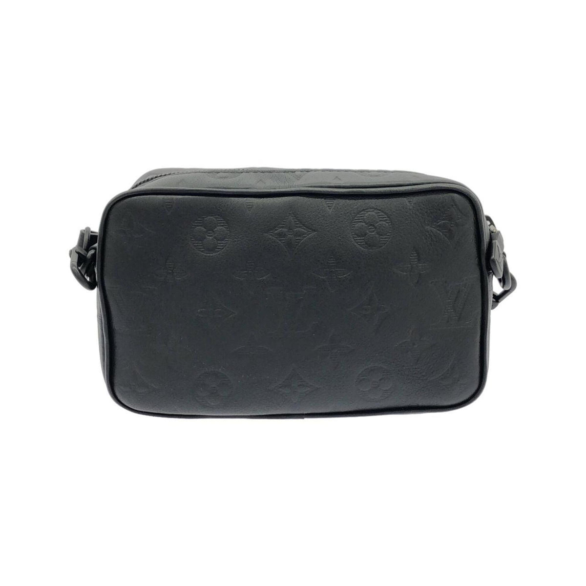 Louis Vuitton Black Leather Shoulder Bag (Pre-Owned)