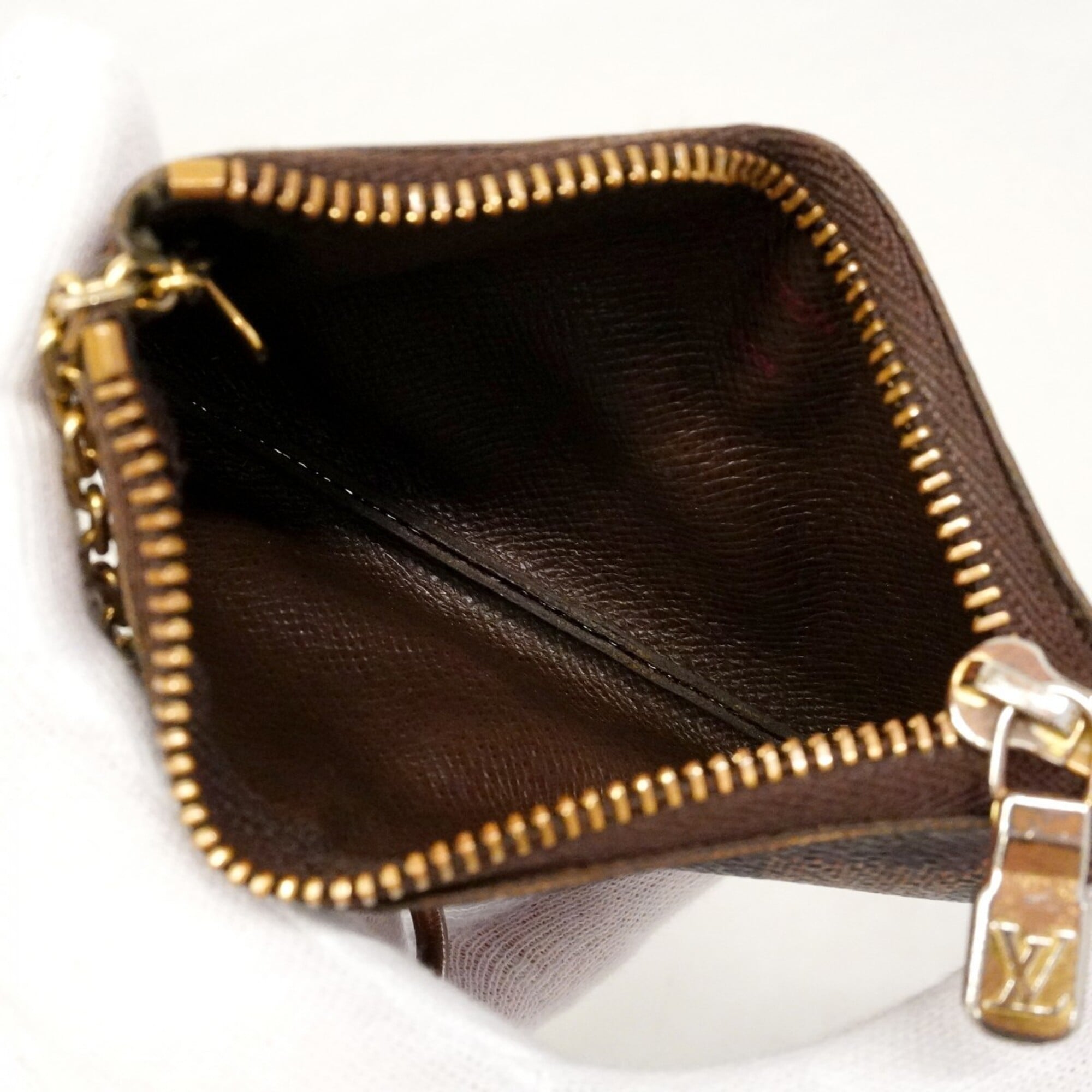 Louis Vuitton Ebene Coin Purse/Coin Case (Pre-Owned)
