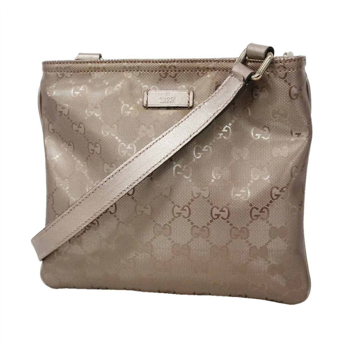 Gucci Metallic Pink Pvc Shoulder Bag (Pre-Owned)