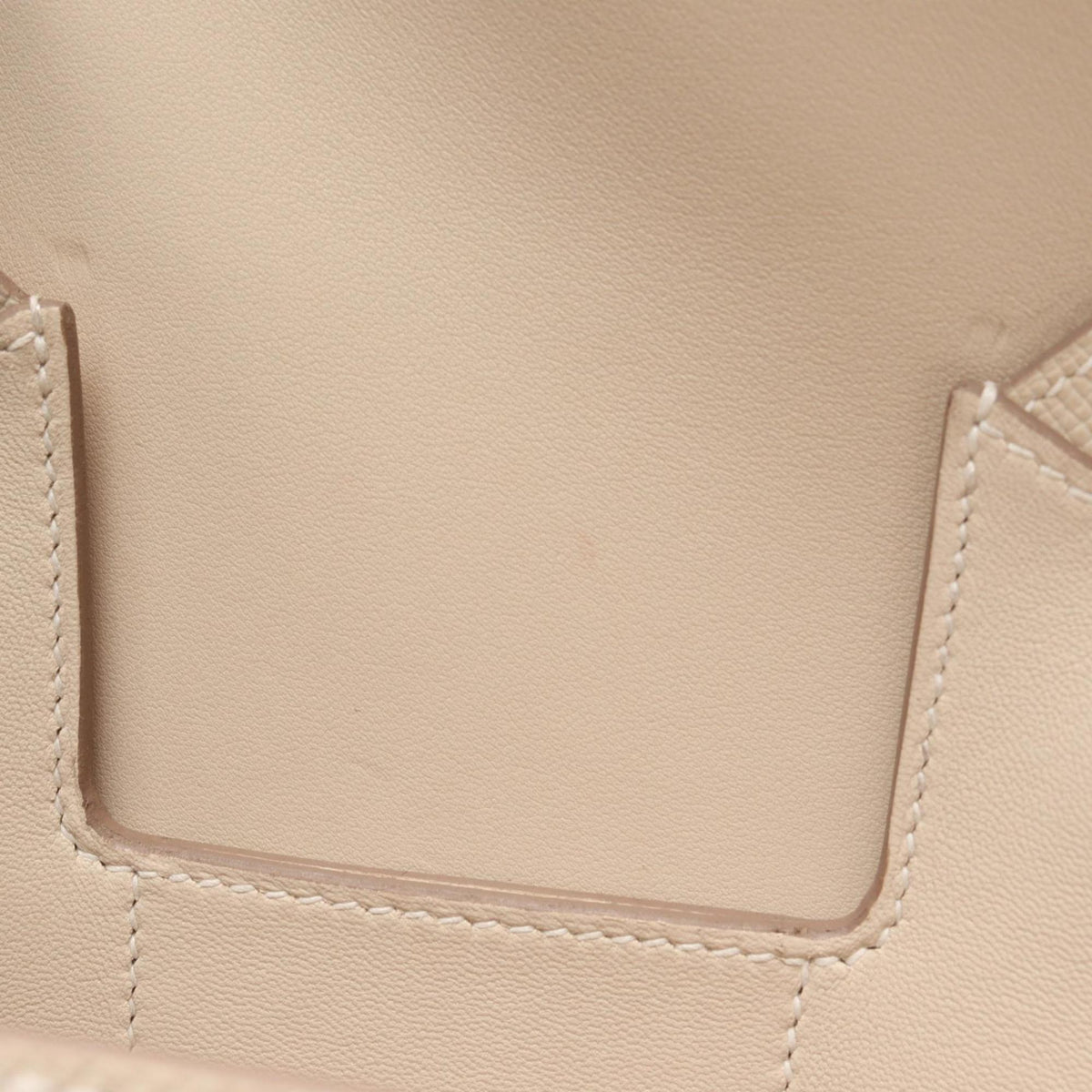 Hermes Ivory Epsom Leather Leather Handbag Shoulder Bag (Pre-Owned)