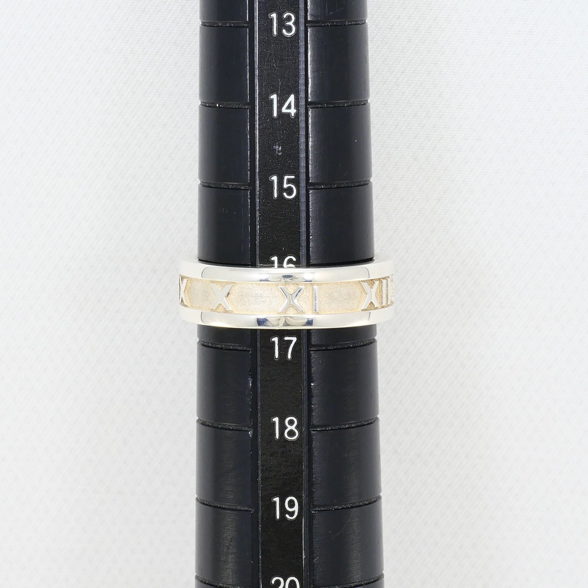 Tiffany Atlas Silver 925 Band Ring (Pre-Owned)