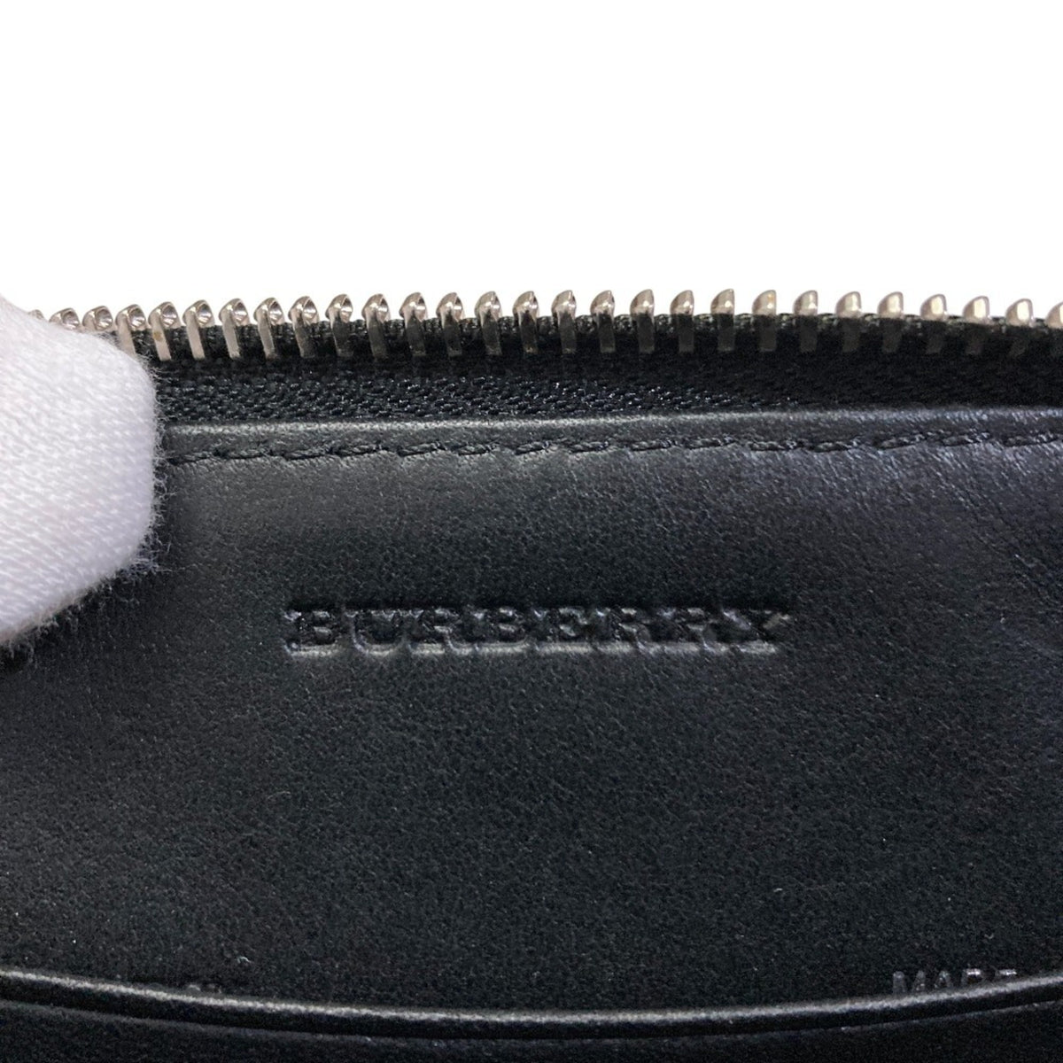 Burberry Black Brown White Canvas Shoulder Bag (Pre-Owned)