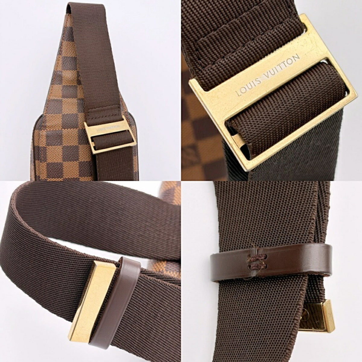 Louis Vuitton Damier Ebene Damier Canvas Sling Bag (Pre-Owned)