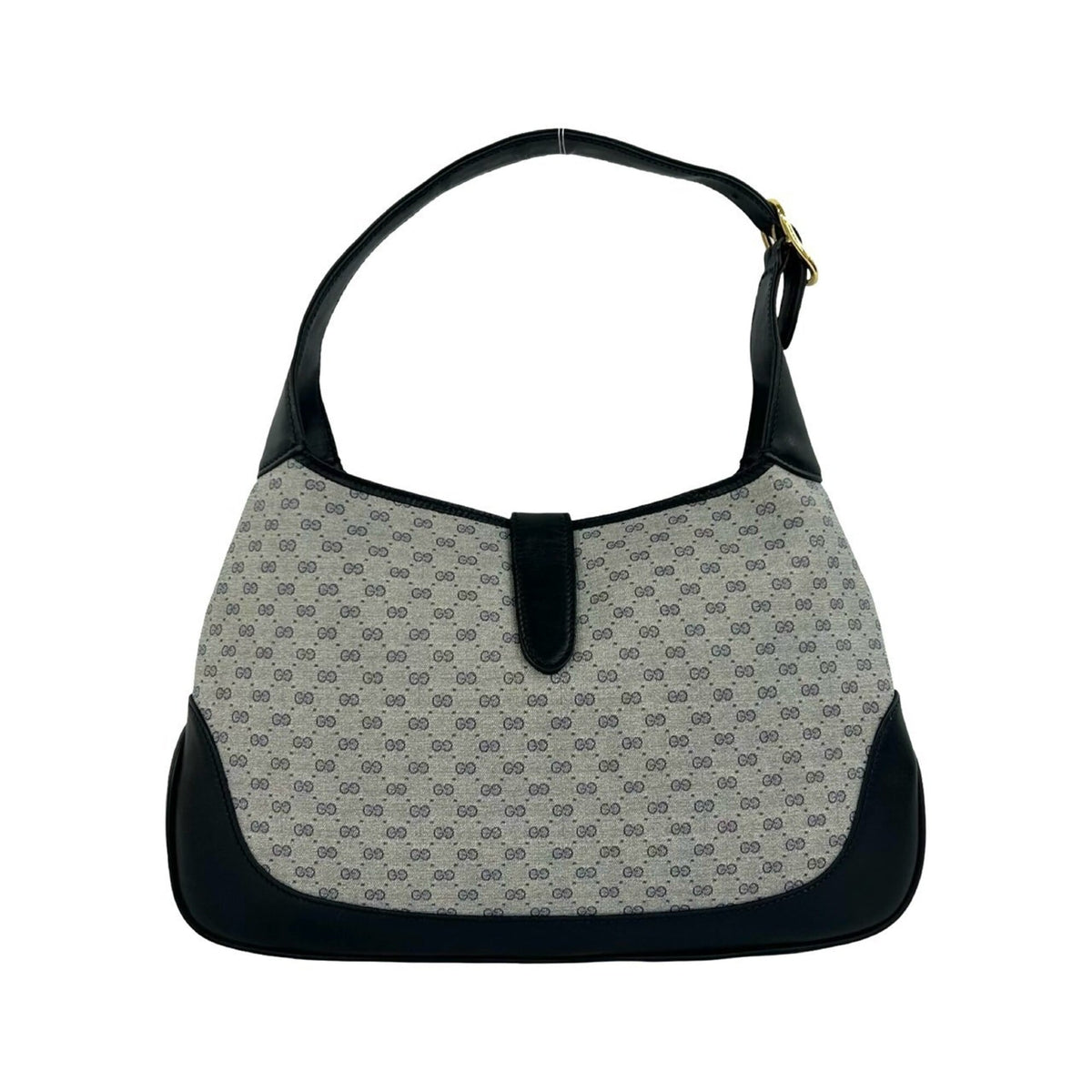Gucci Navy Pvc Leather Handbag Shoulder Bag (Pre-Owned)
