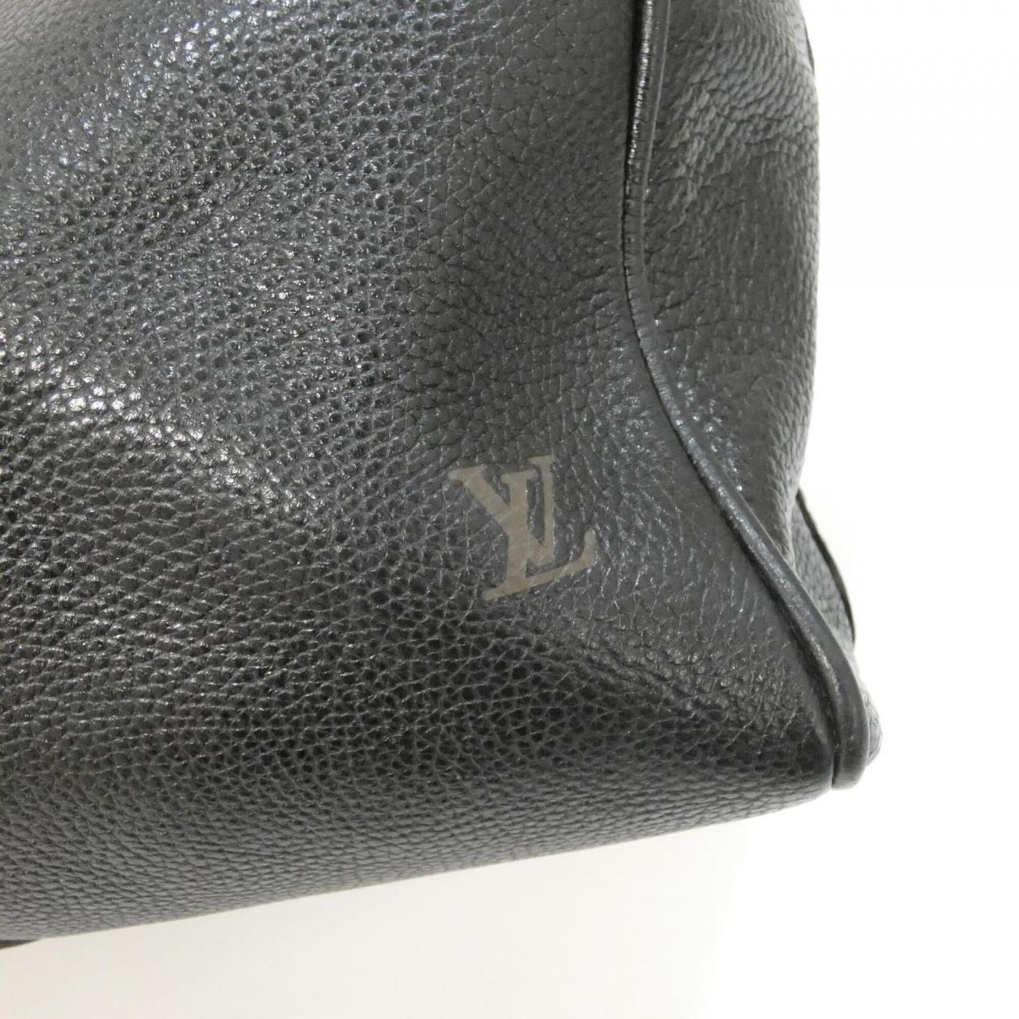 Louis Vuitton Black Leather Boston Bag (Pre-Owned)