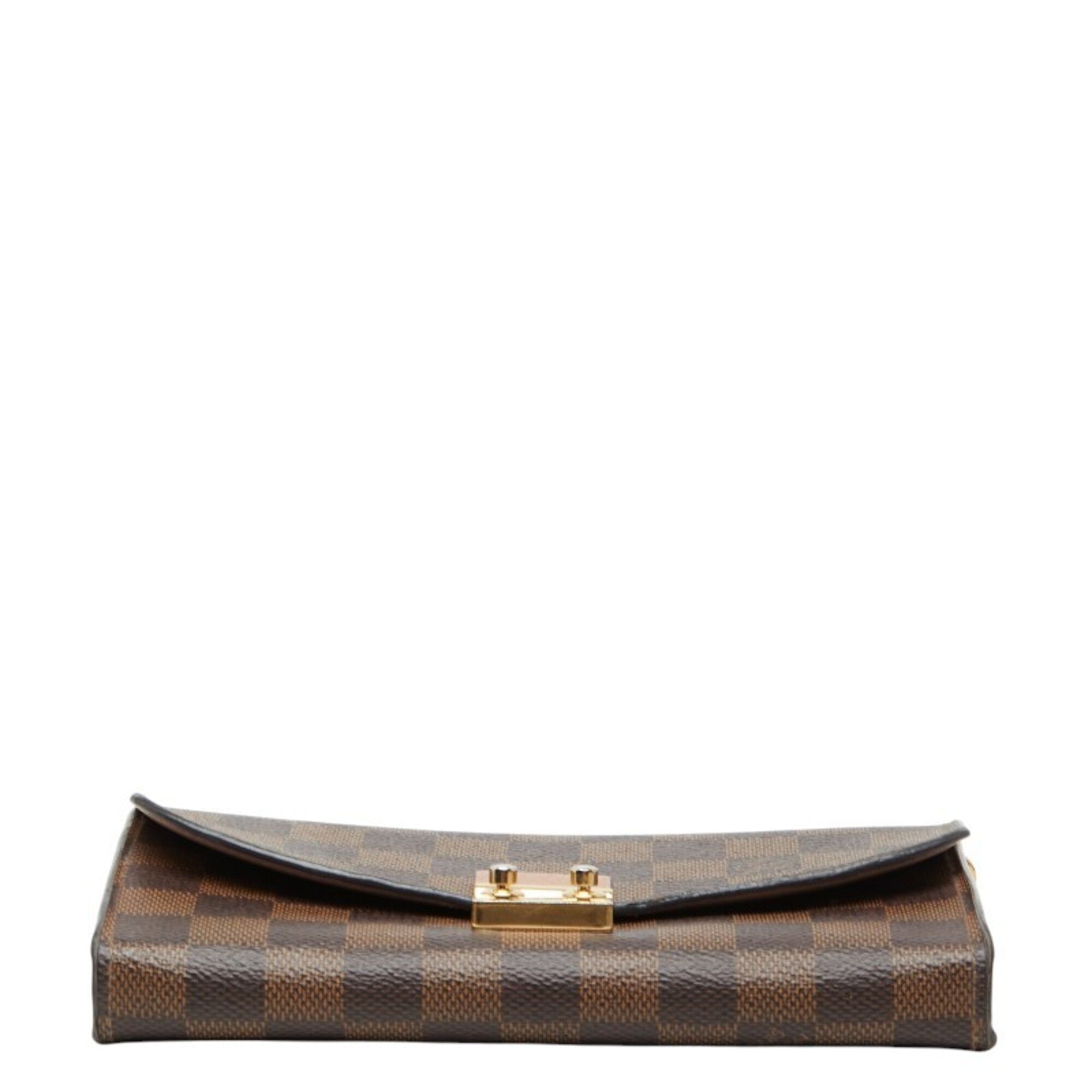 Louis Vuitton Brown Rose Ballerine Pvc Leather Chain/Shoulder Wallet (Pre-Owned)