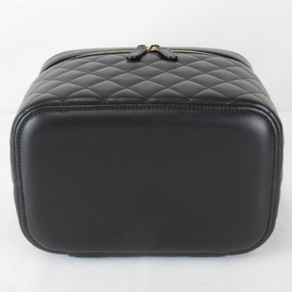 Chanel Black Leather Vanity Bag (Pre-Owned)