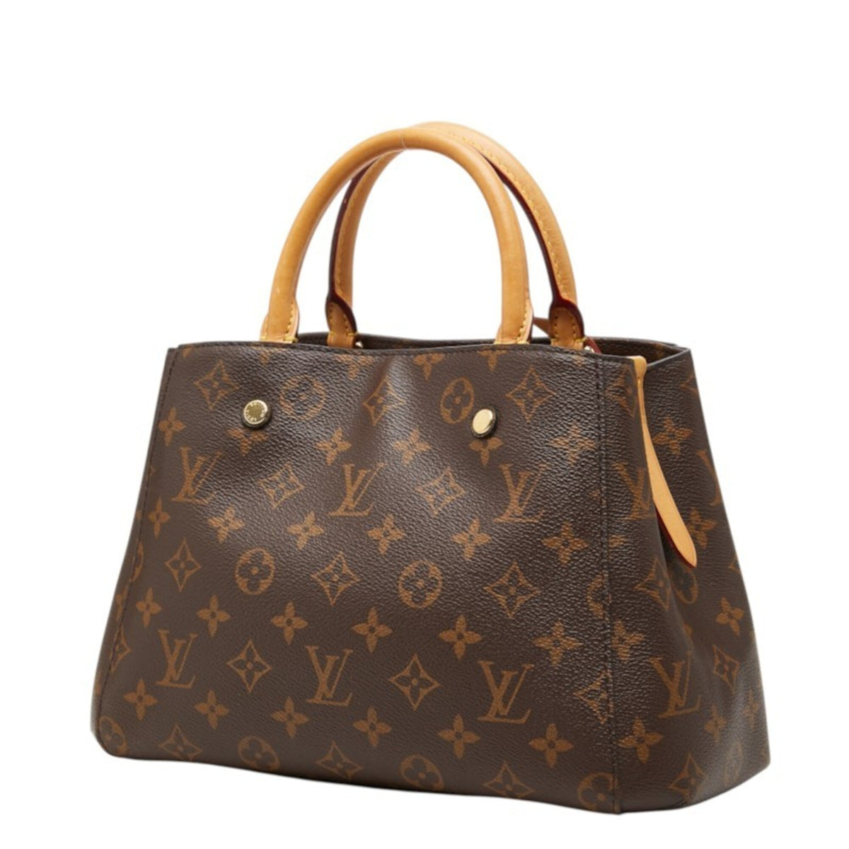 Louis Vuitton Brown Pvc Leather Handbag Shoulder Bag (Pre-Owned)