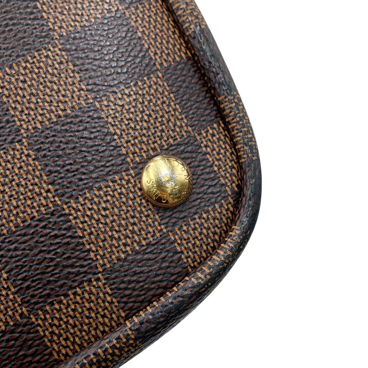 Louis Vuitton Damier Brown Damier Canvas Ebene Handbag Shoulder Bag Tote Bag (Pre-Owned)