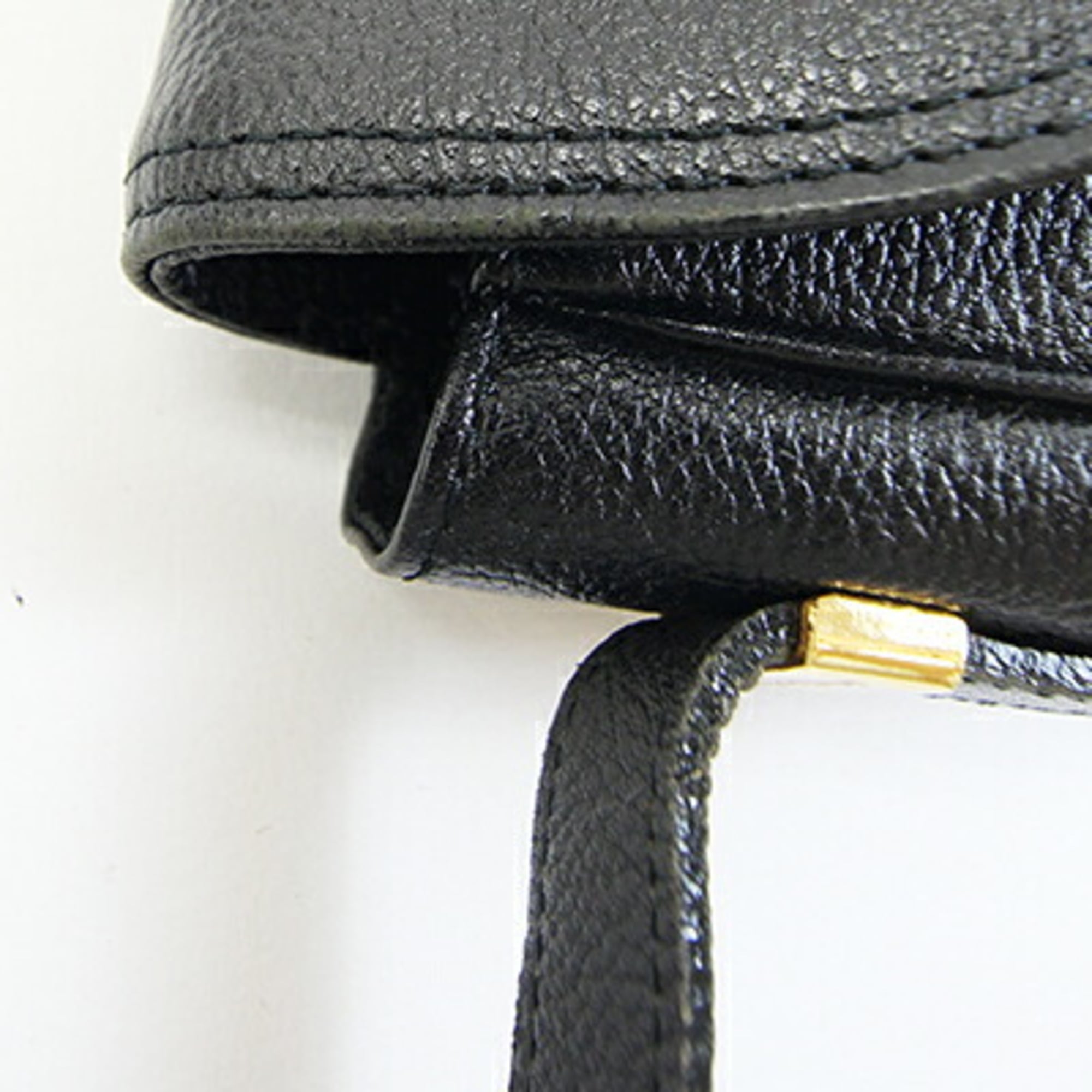 Yves Saint Laurent Black Leather Shoulder Bag (Pre-Owned)