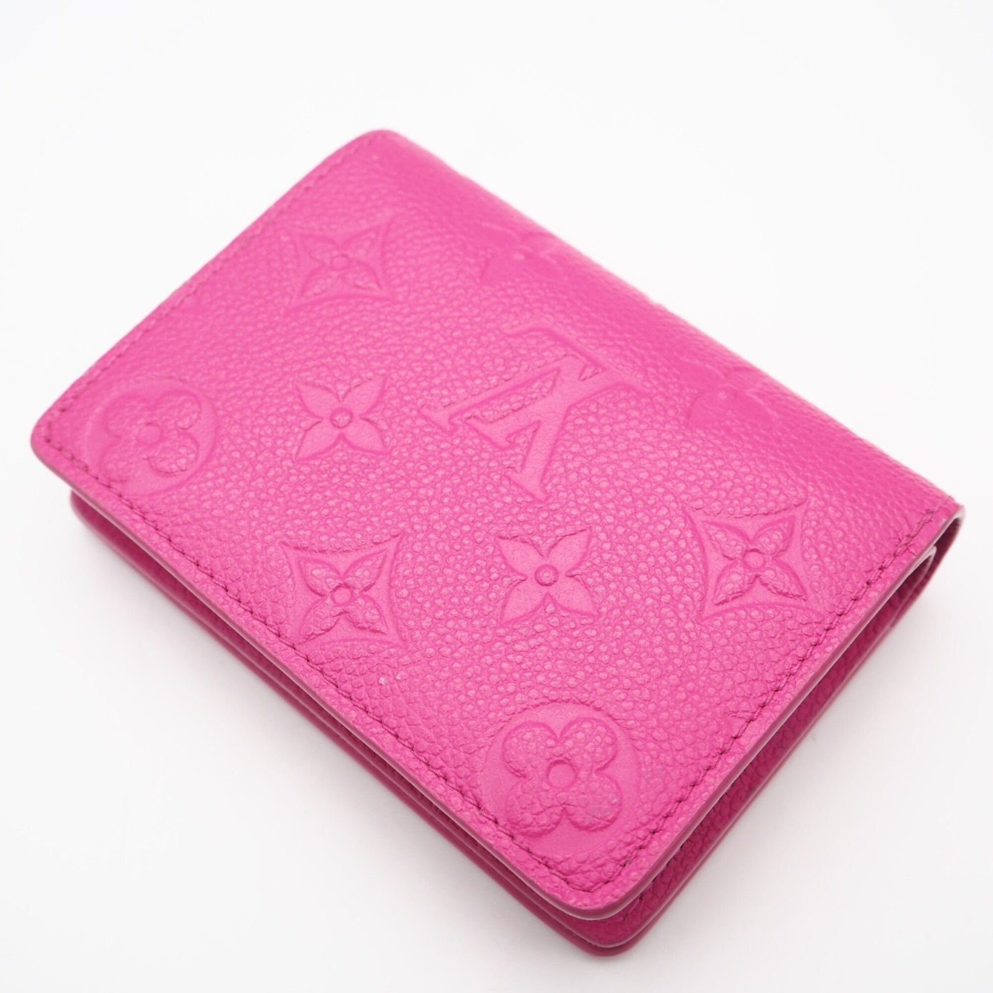 Louis Vuitton Multi-Color Pink Leather Wallet (Bi-Fold) (Pre-Owned)