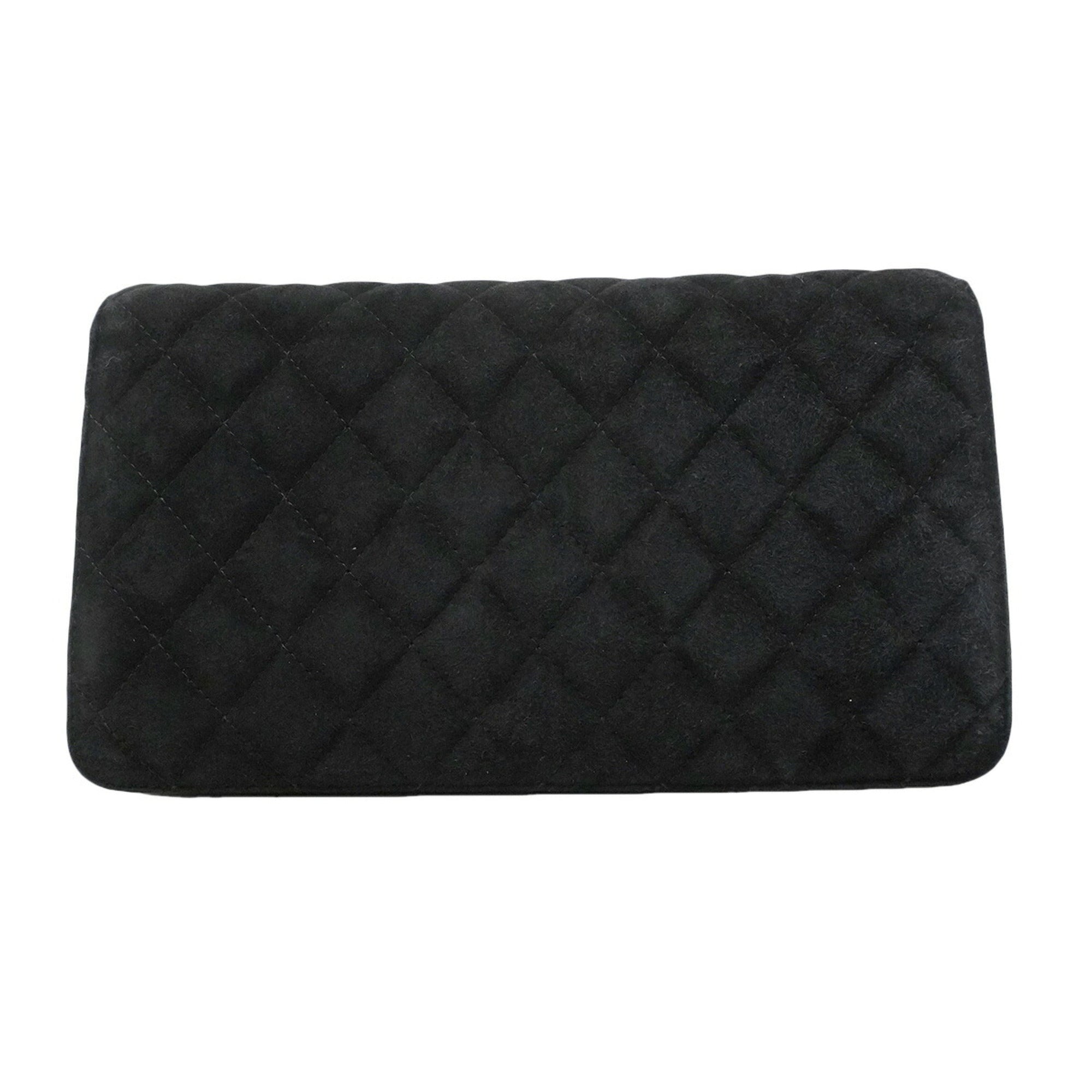 Chanel Black Suede Shoulder Bag (Pre-Owned)
