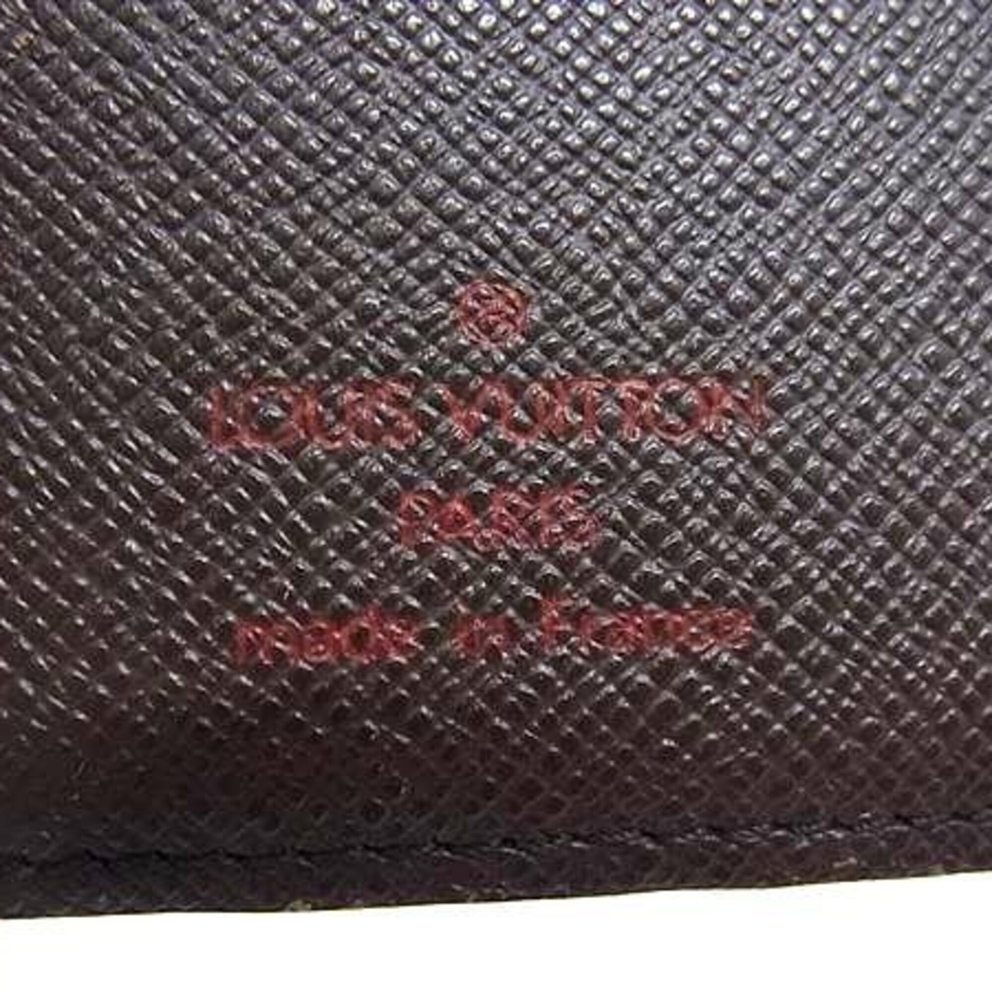 Louis Vuitton Brown Damier Canvas Ebene Damier Canvas Long Wallet (Bi-Fold) (Pre-Owned)