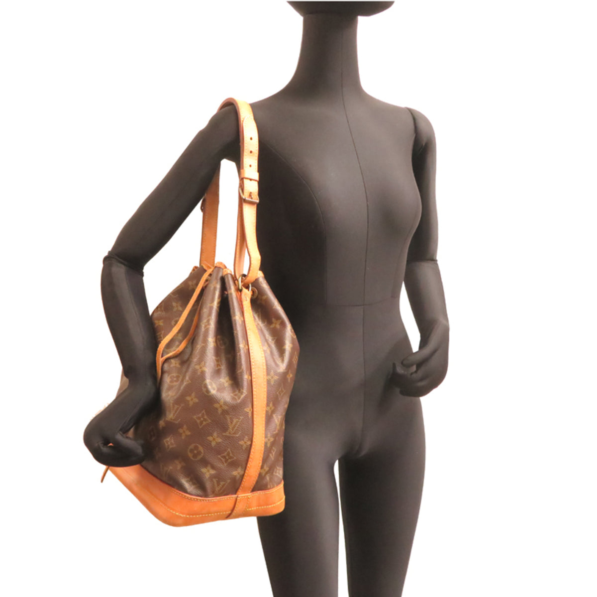 Louis Vuitton Brown Monogram Shoulder Bag (Pre-Owned)