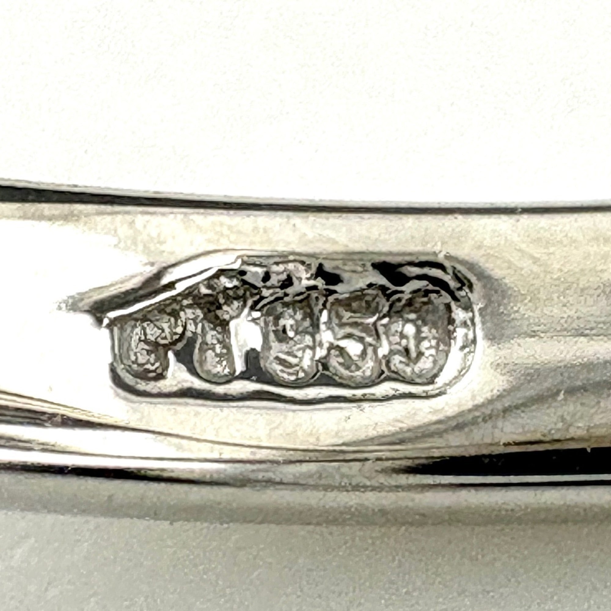Tiffany Silver Platinum 950 Band Ring (Pre-Owned)