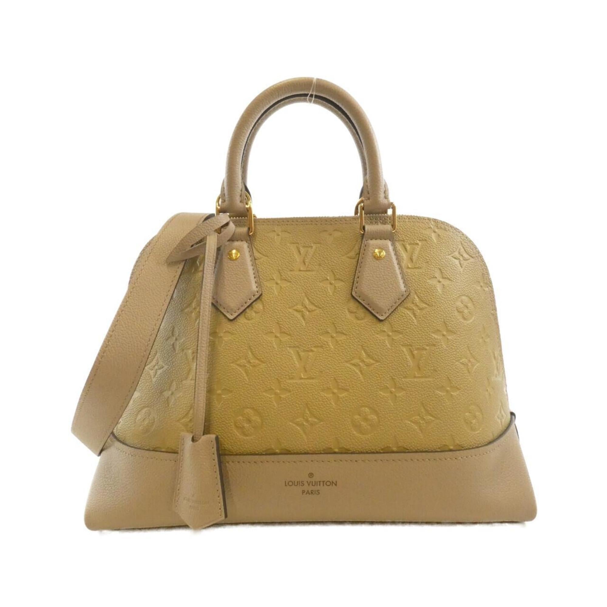 Louis Vuitton Tourterelle Leather Handbag (Pre-Owned)