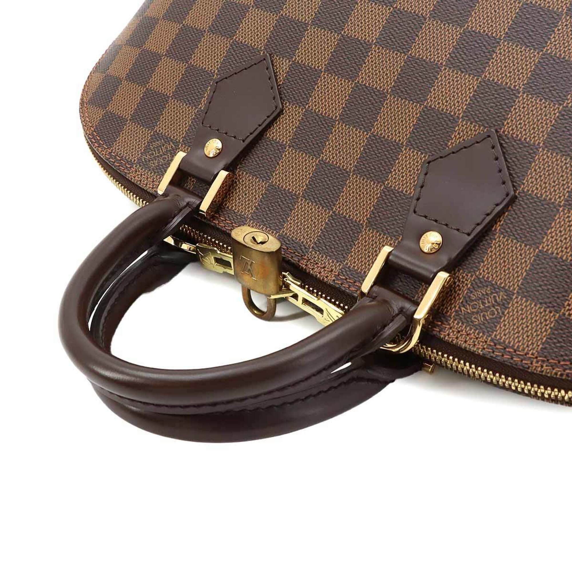 Louis Vuitton Ebene Damier Canvas Handbag (Pre-Owned)