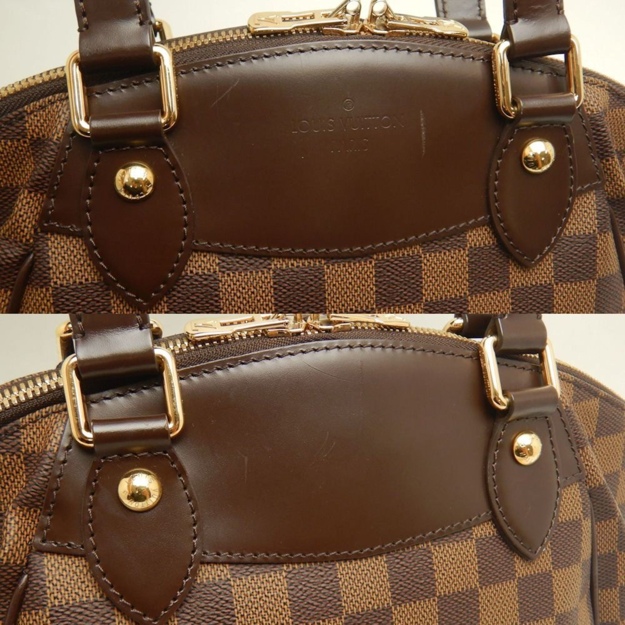 Louis Vuitton Damier Ebene Pvc Handbag (Pre-Owned)