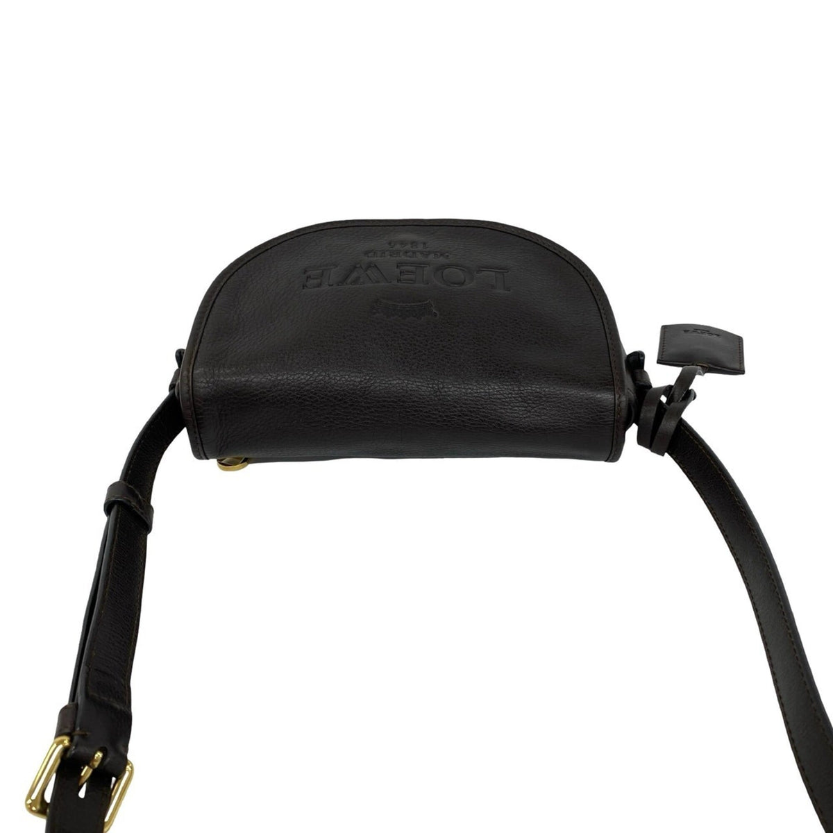 Loewe Brown Leather Crossbody Bag Pochette Shoulder Bag (Pre-Owned)