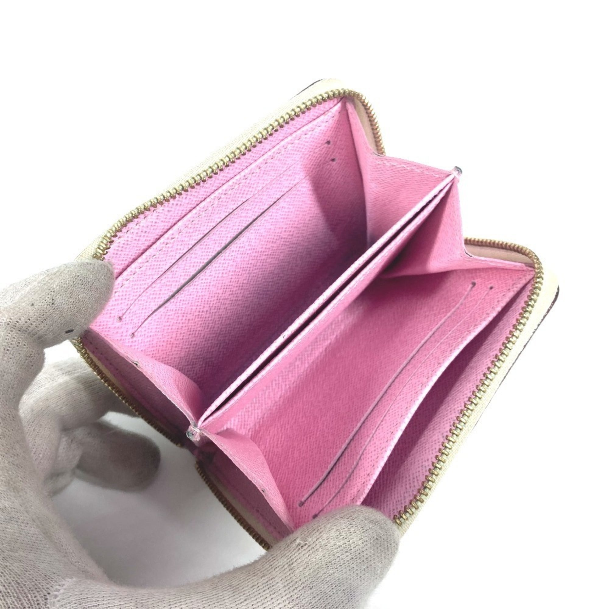 Louis Vuitton Monogram Multicolore Litchi White Monogram Multicolore Coin Purse/Coin Case (Pre-Owned)
