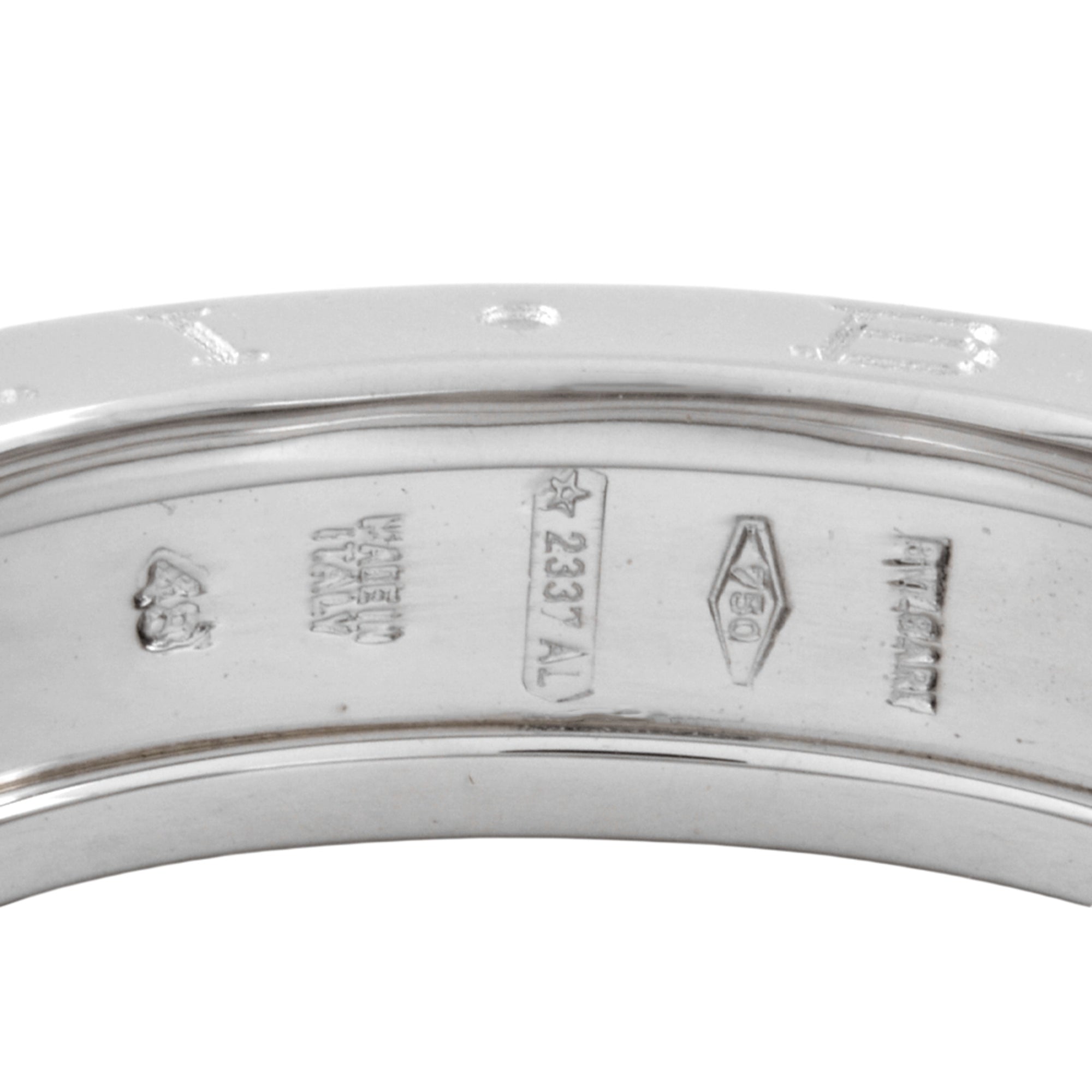 Bvlgari White Gold (18K) Band Ring (Pre-Owned)
