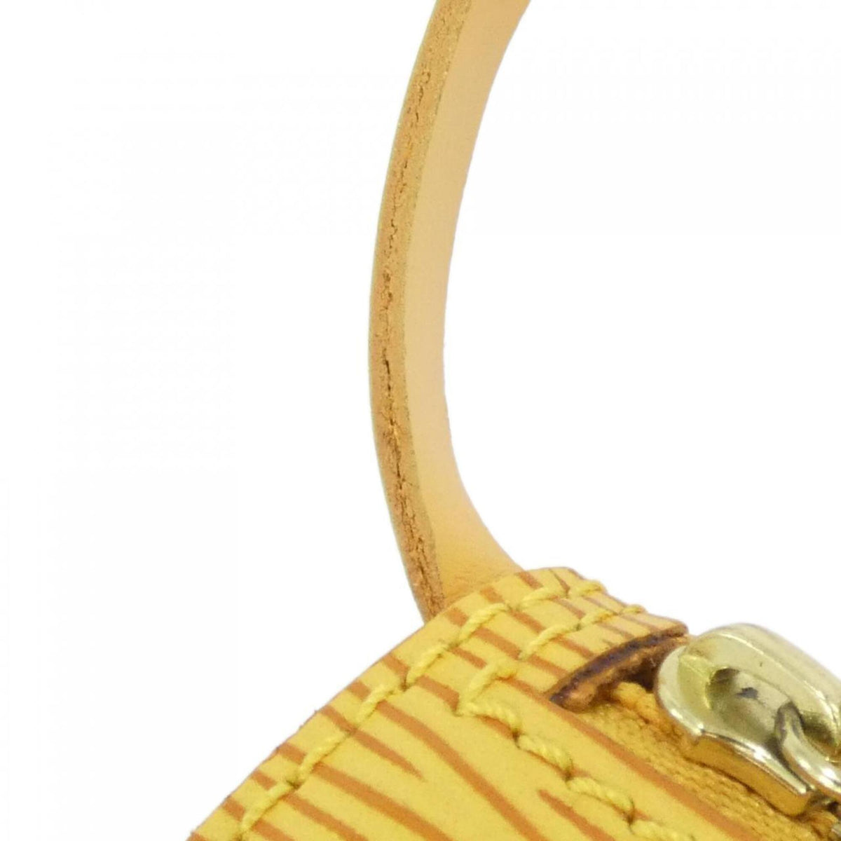 Louis Vuitton Yellow Leather Handbag Pouch (Pre-Owned)