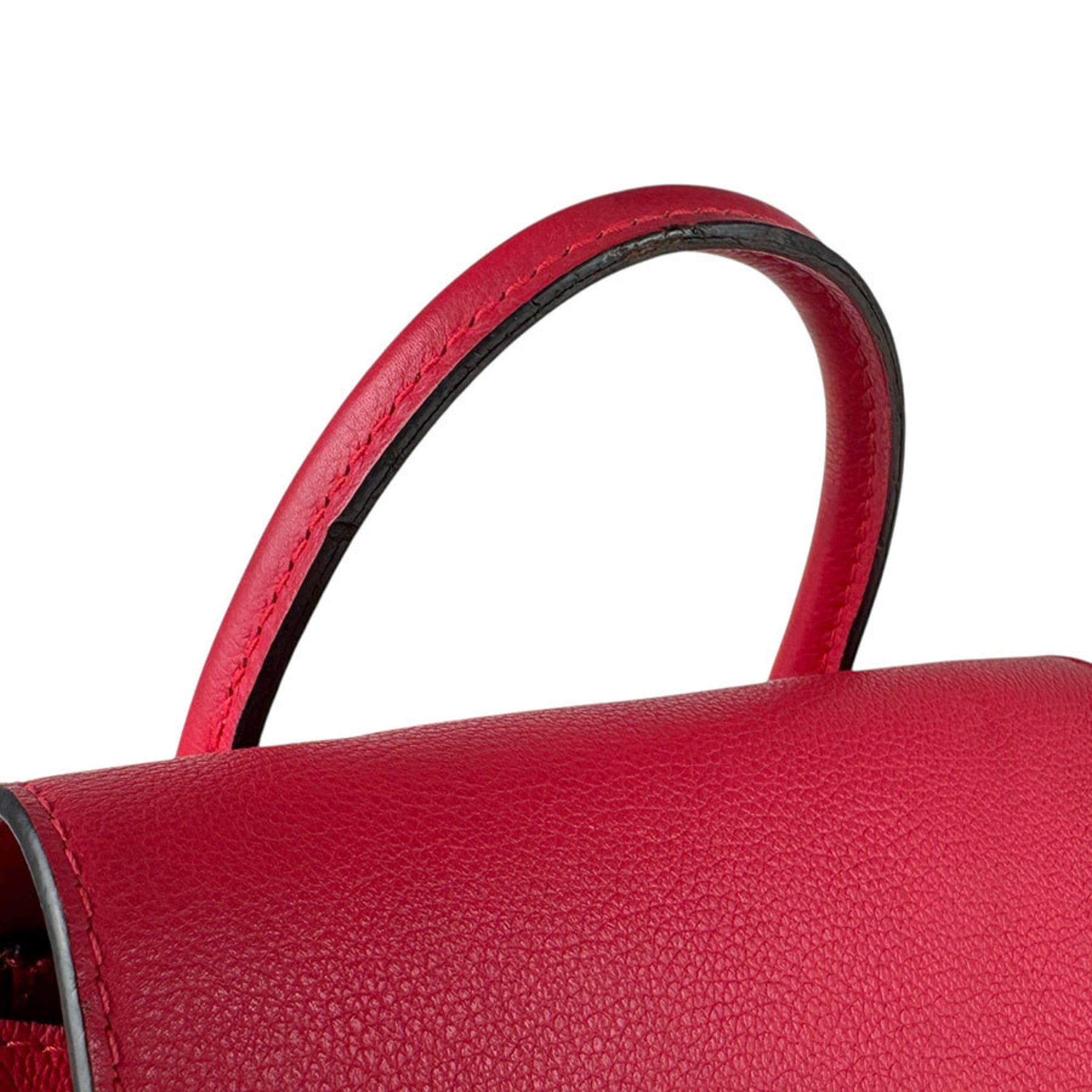 Louis Vuitton Ruby Leather Backpack (Pre-Owned)