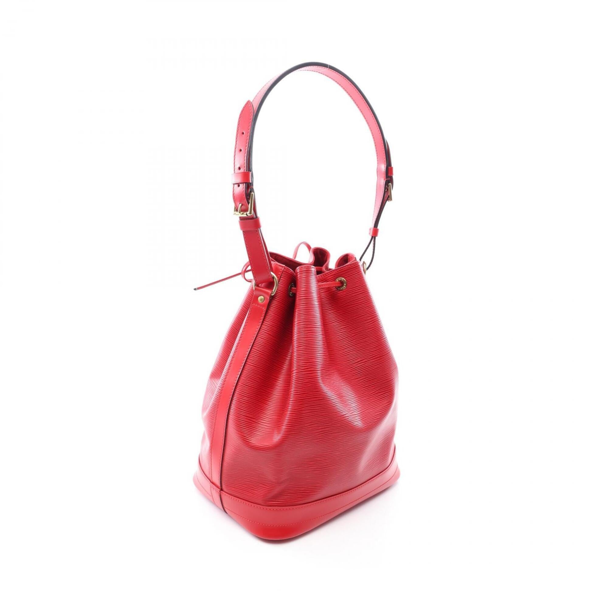 Louis Vuitton Castilian Red Red Color Epi Leather Handbag Shoulder Bag (Pre-Owned)