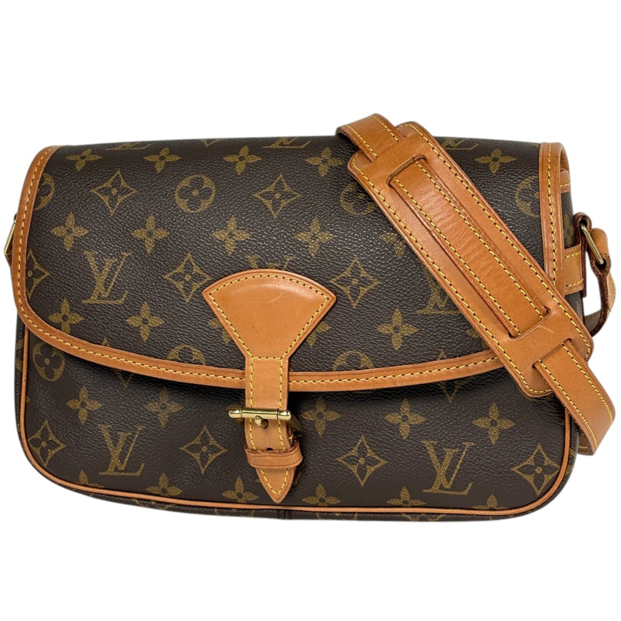 Louis Vuitton Brown Monogram Shoulder Bag (Pre-Owned)