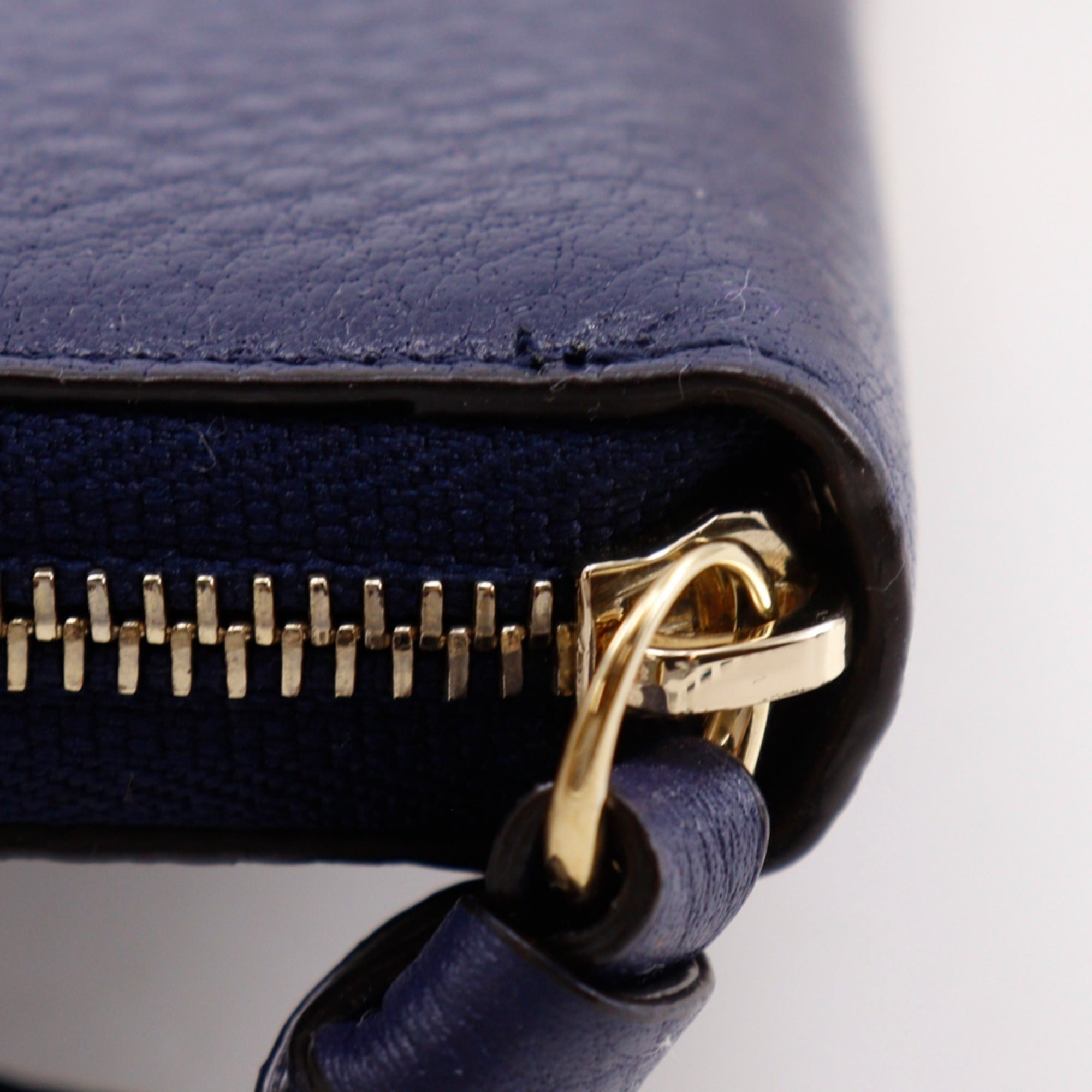 Bally Blue Leather Coin Purse/Coin Case (Pre-Owned)