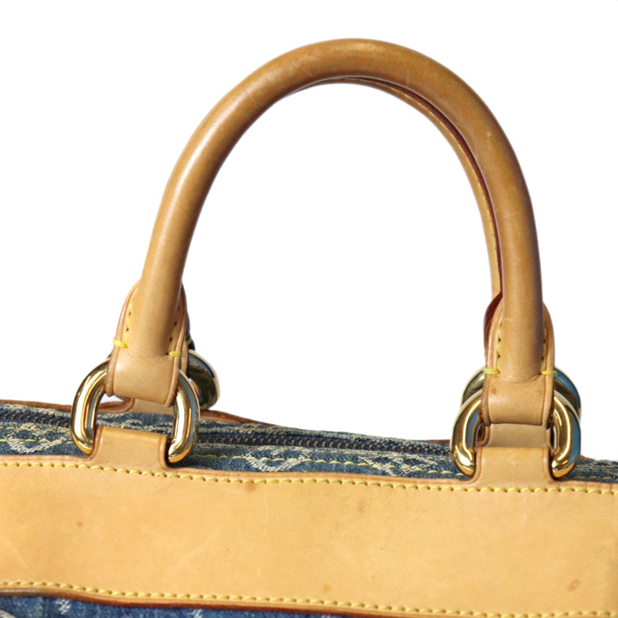 Louis Vuitton Blue Monogram Monogram Denim Handbag (Pre-Owned)