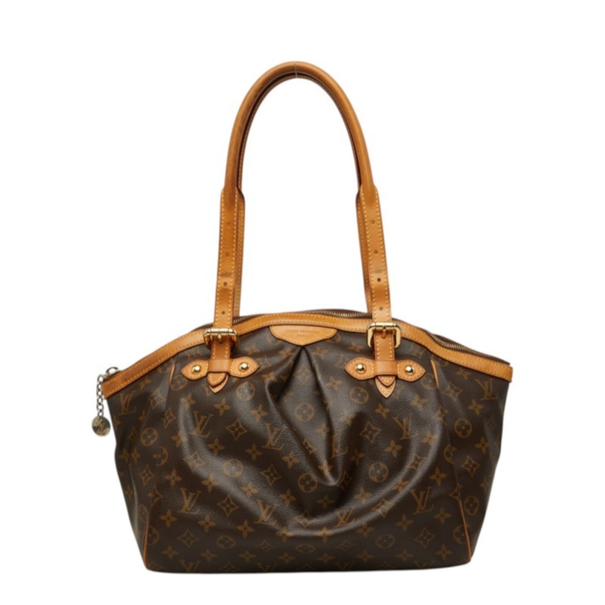 Louis Vuitton Brown Pvc Leather Handbag Shoulder Bag (Pre-Owned)