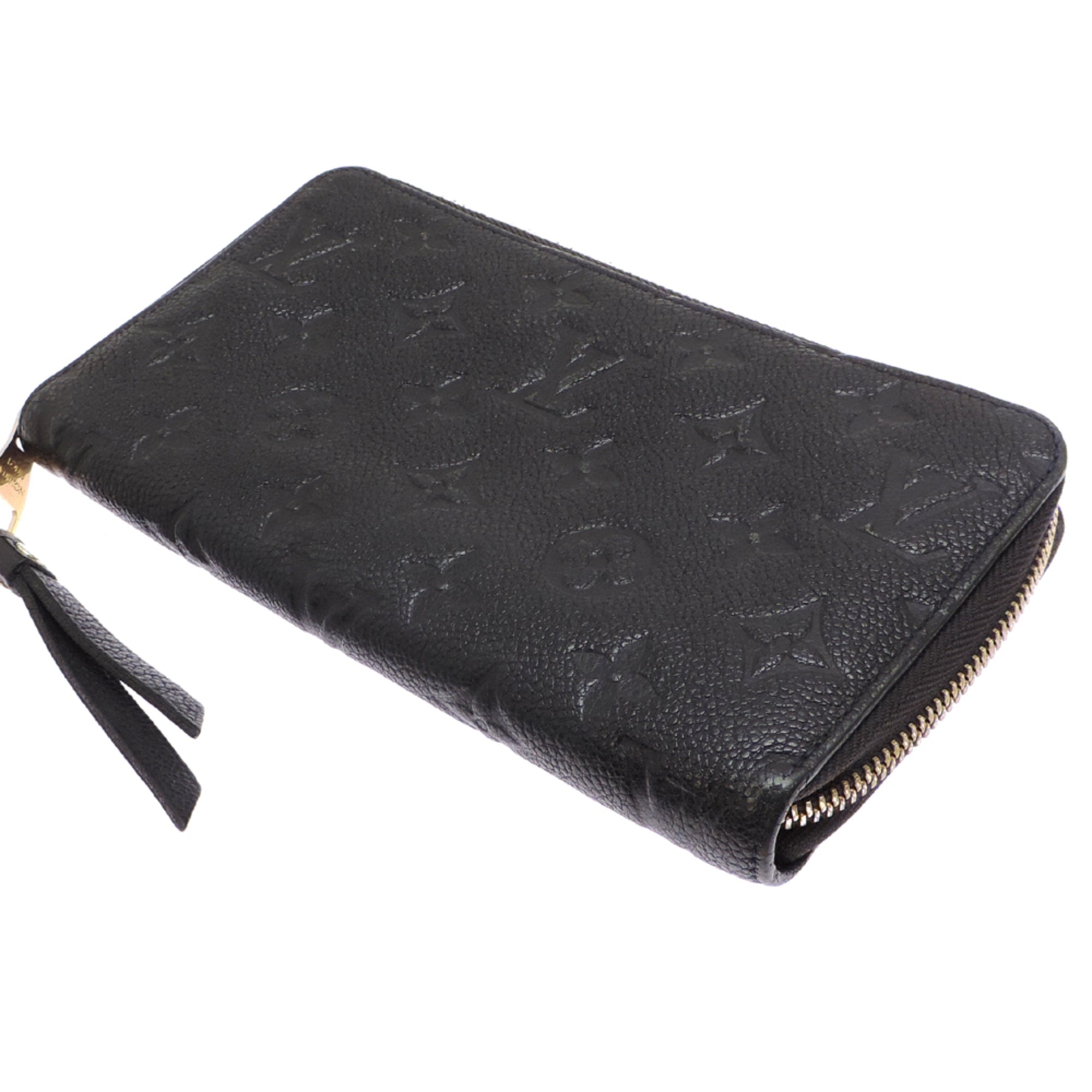 Louis Vuitton Infini Navy Monogram Empreinte Long Wallet (Bi-Fold) (Pre-Owned)