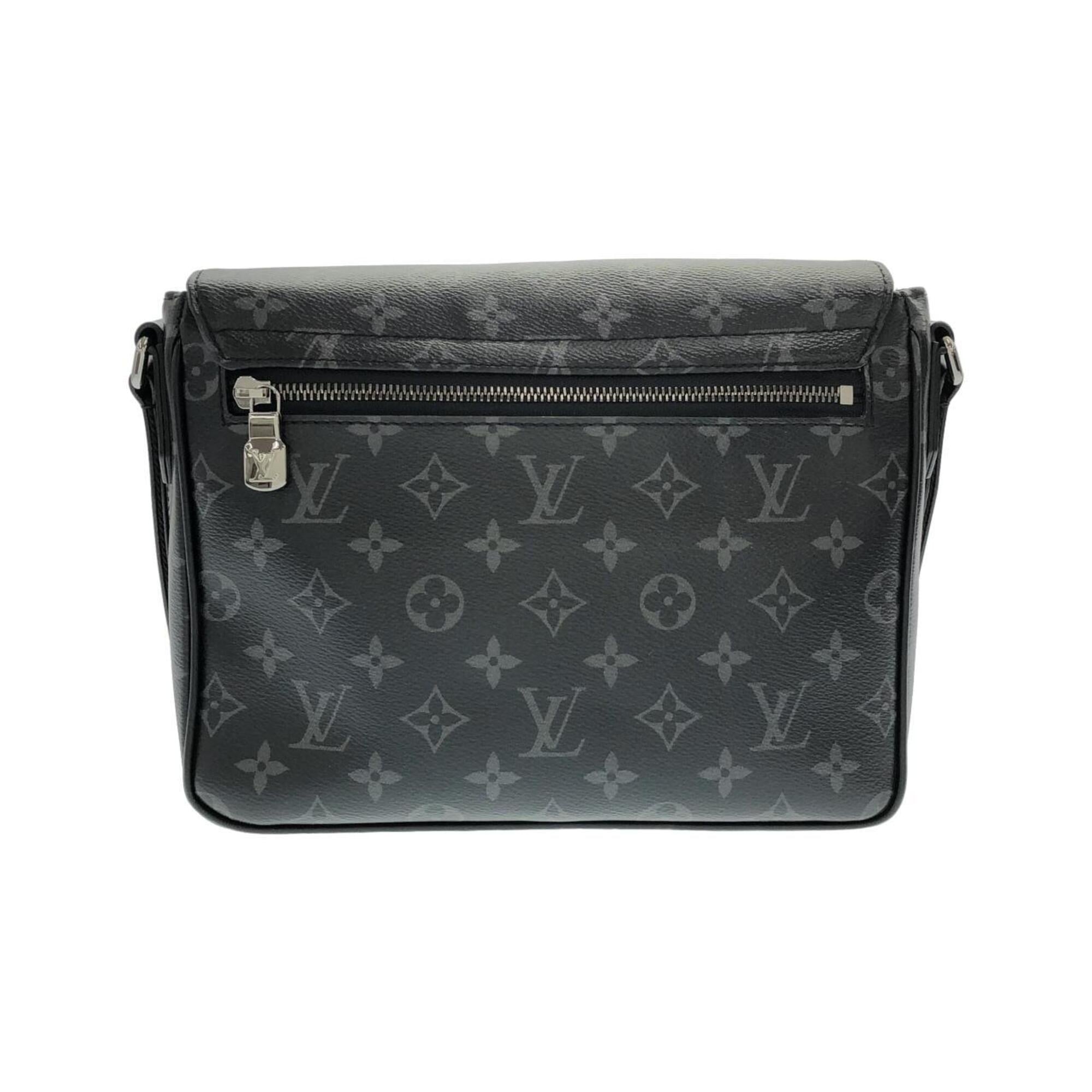 Louis Vuitton Black Coated Canvas Shoulder Bag (Pre-Owned)